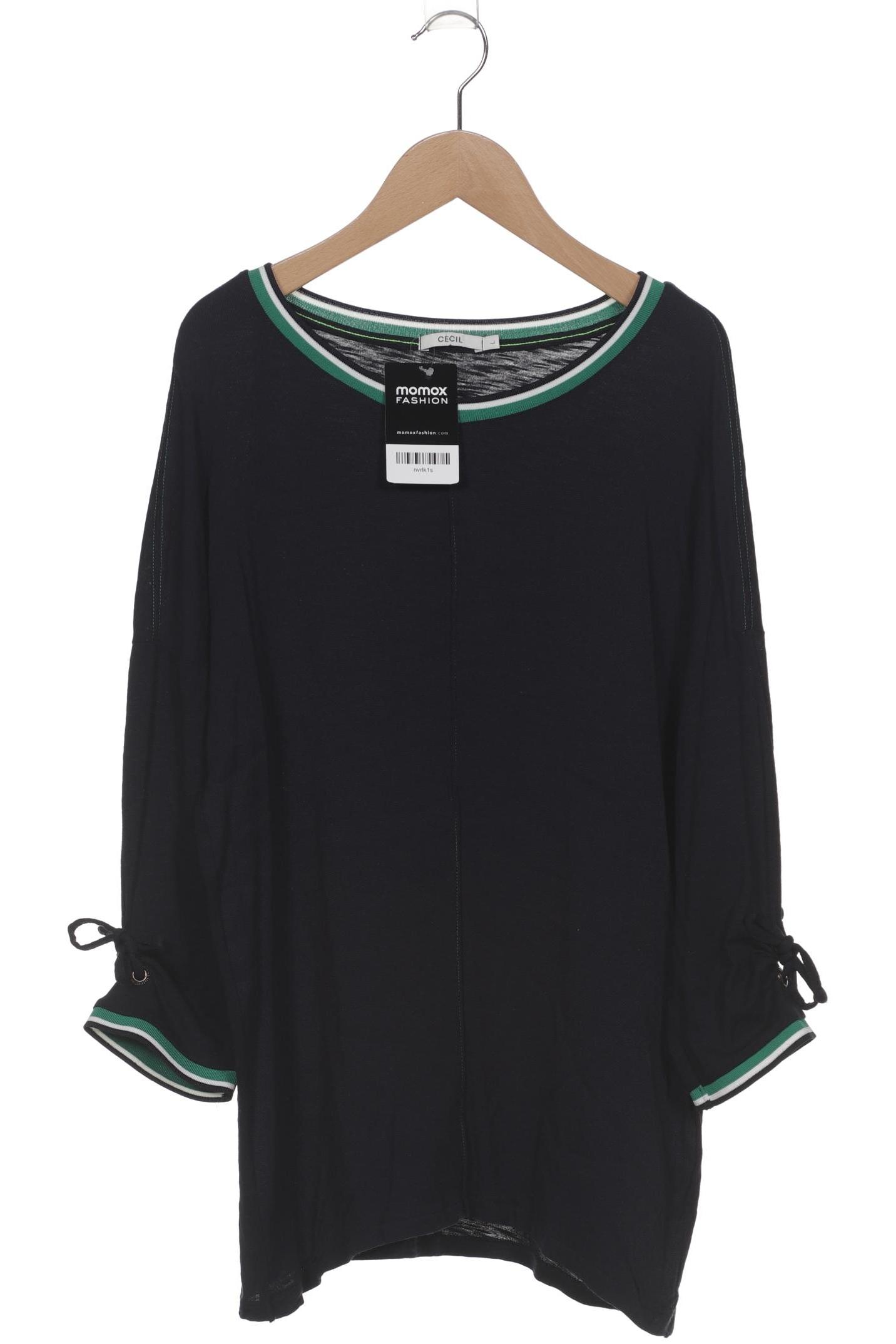 

Cecil Damen Langarmshirt, marineblau, Gr. 42