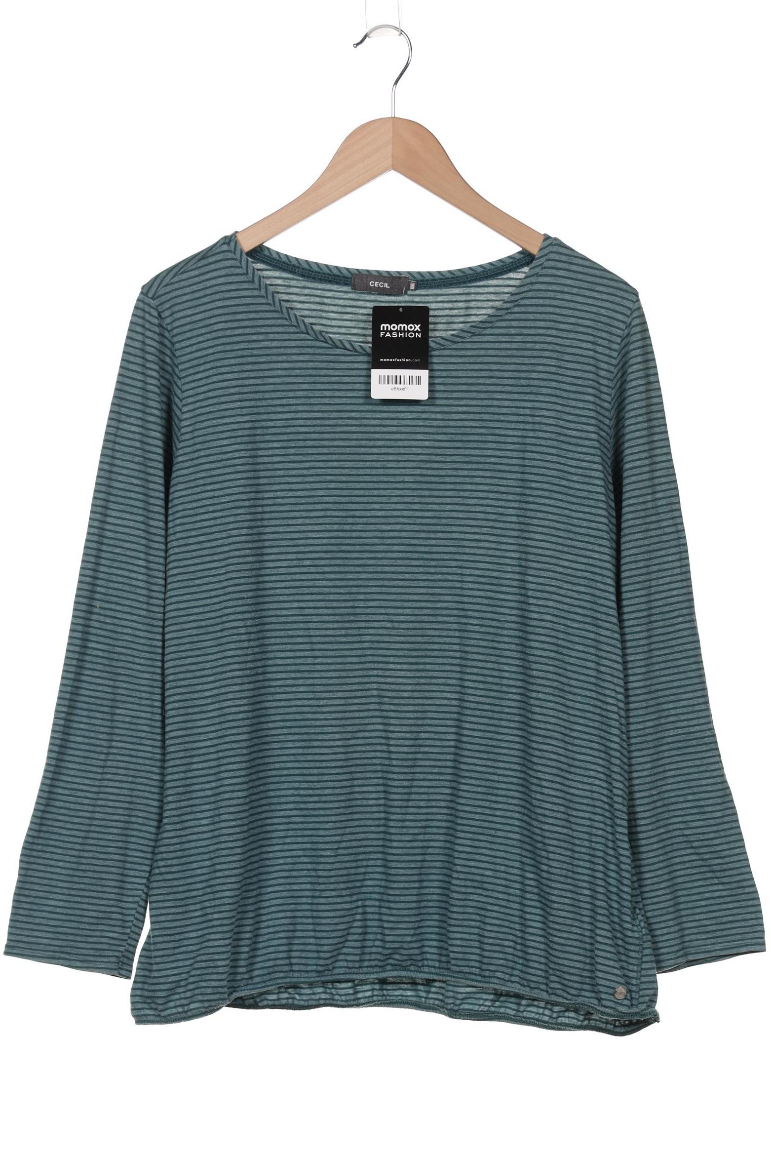 

Cecil Damen Langarmshirt, grün, Gr. 46