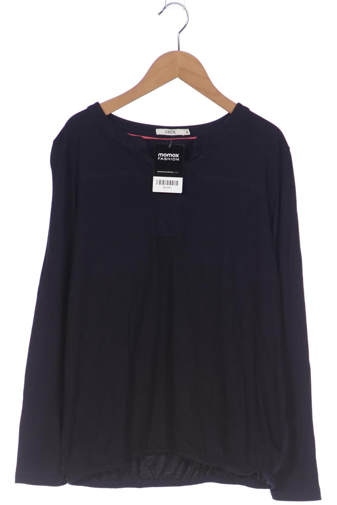

Cecil Damen Langarmshirt, marineblau, Gr. 38