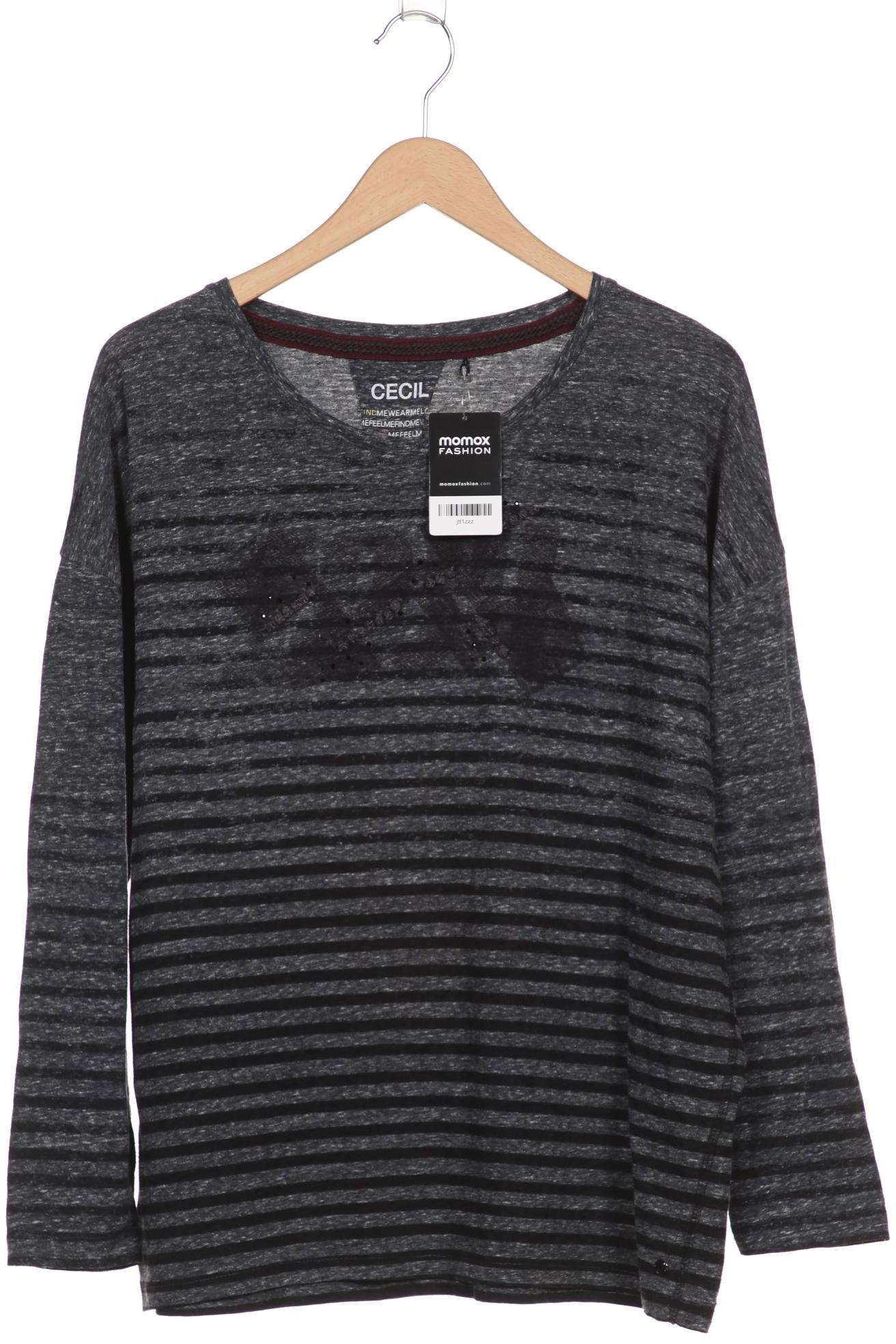 

Cecil Damen Langarmshirt, grau, Gr. 44