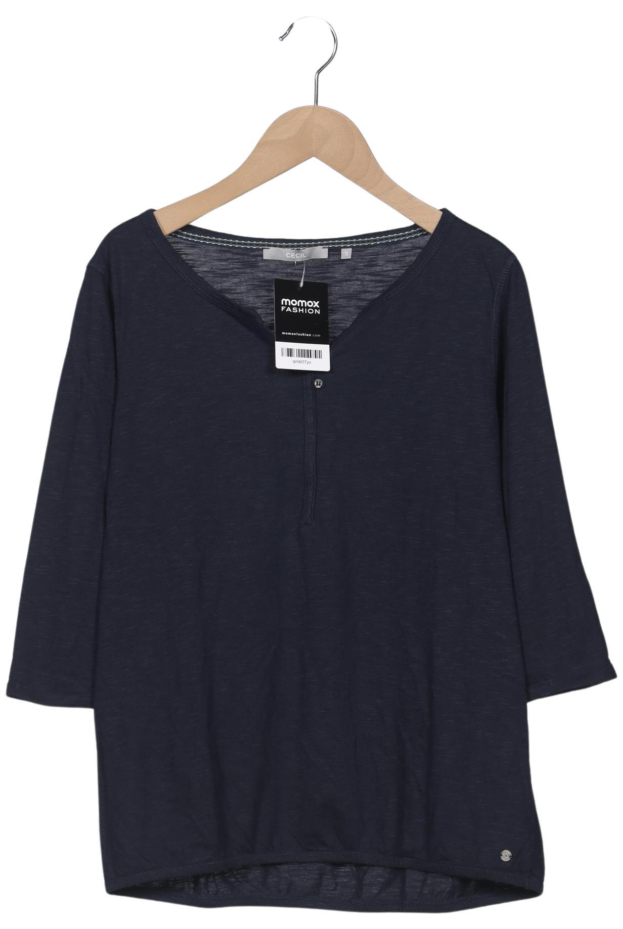 

Cecil Damen Langarmshirt, marineblau, Gr. 36
