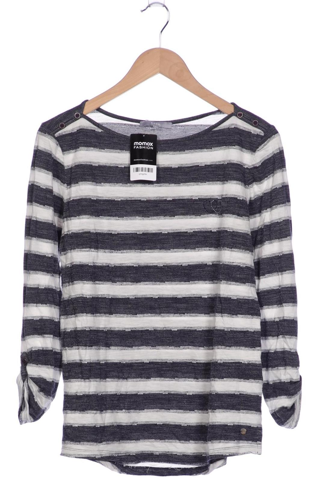 

Cecil Damen Langarmshirt, grau, Gr. 42