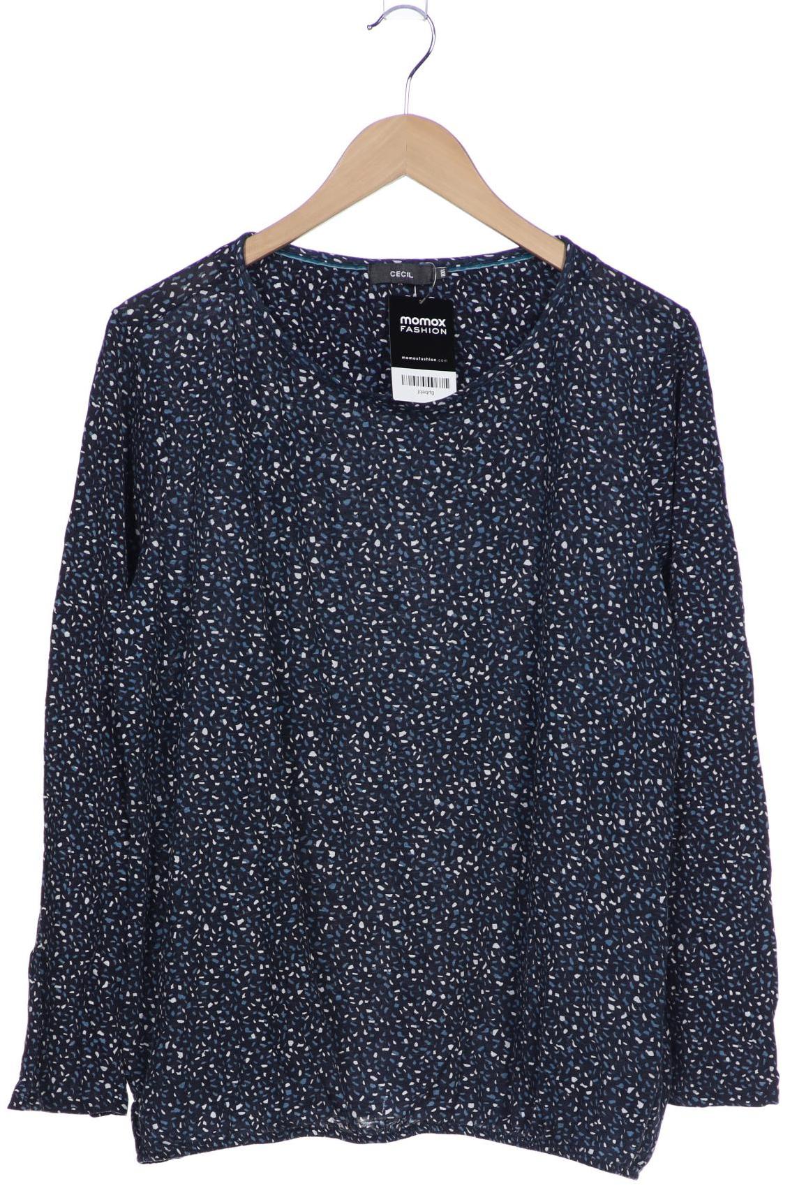 

Cecil Damen Langarmshirt, marineblau, Gr. 46
