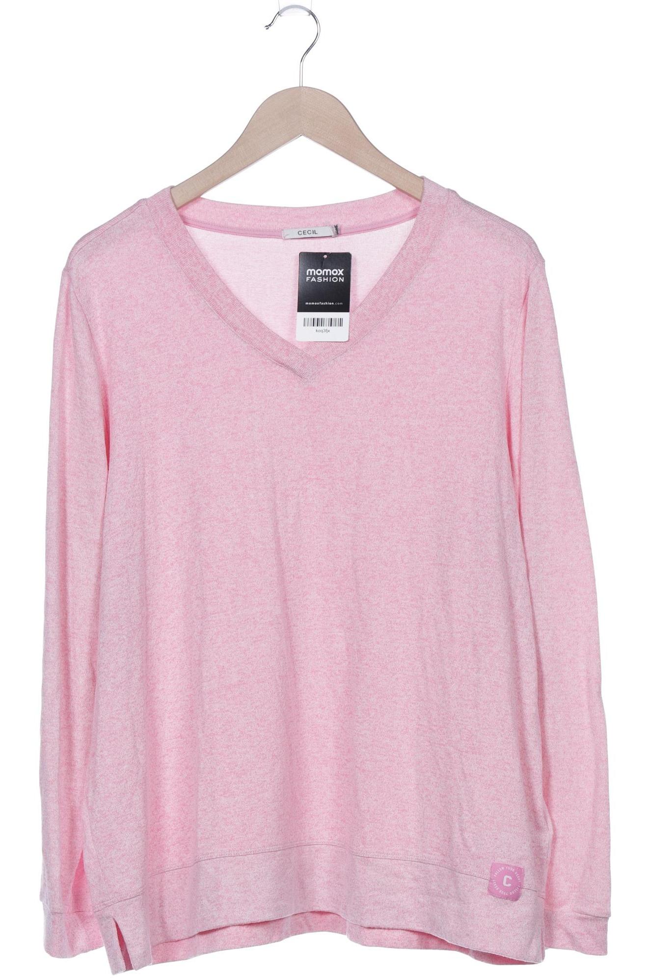 

Cecil Damen Langarmshirt, pink, Gr. 44
