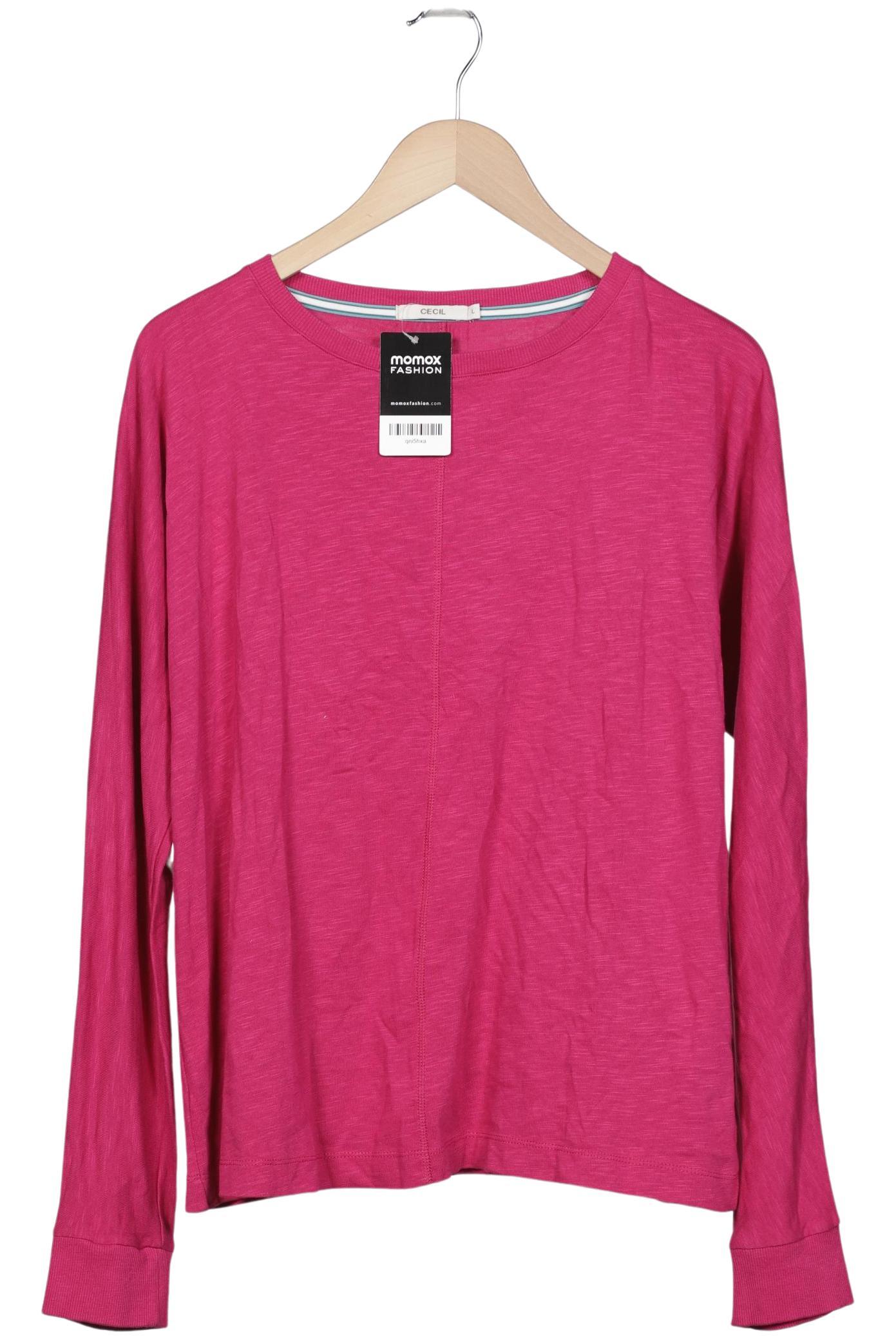

Cecil Damen Langarmshirt, pink, Gr. 42