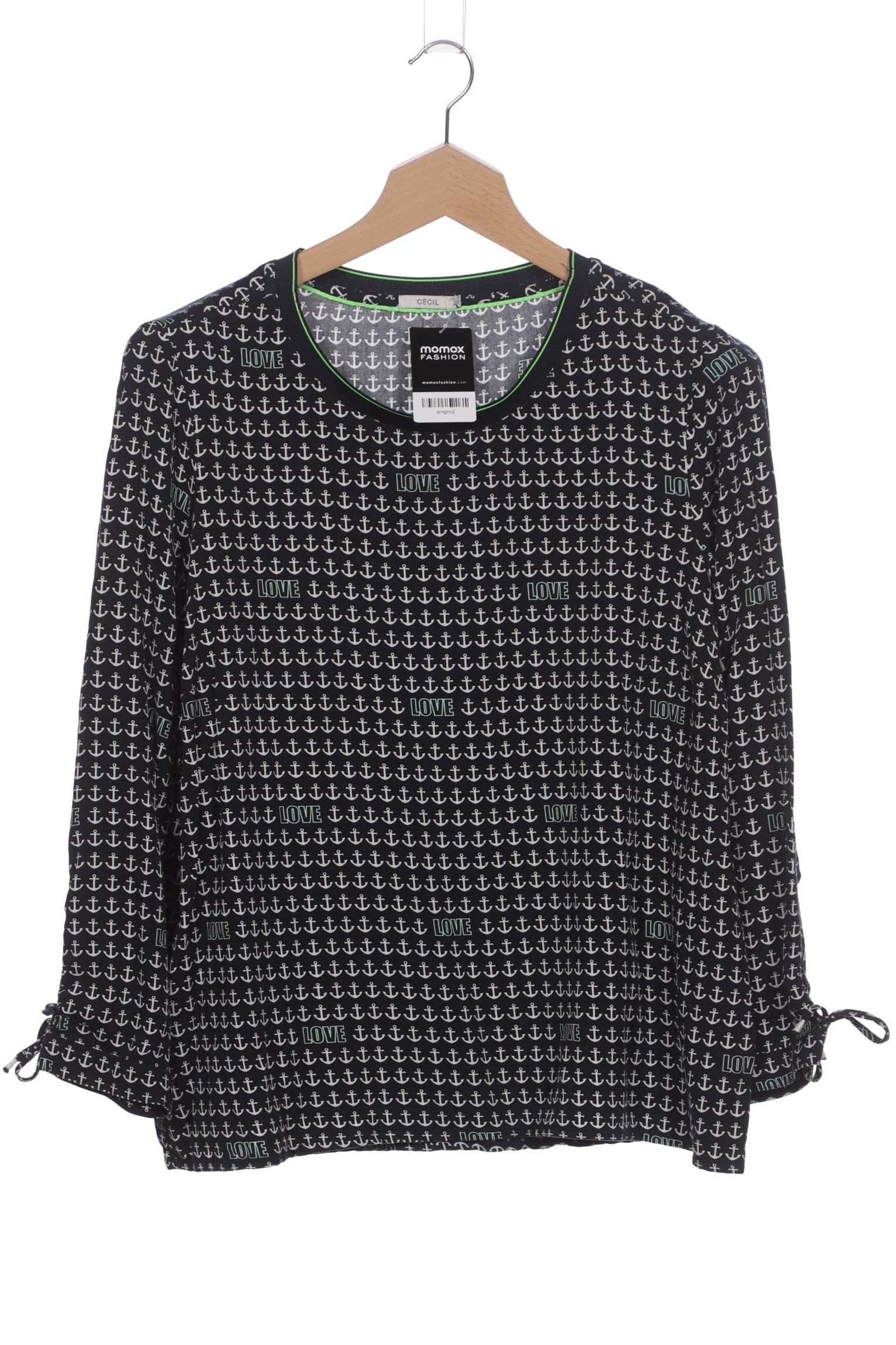 

Cecil Damen Langarmshirt, marineblau, Gr. 46