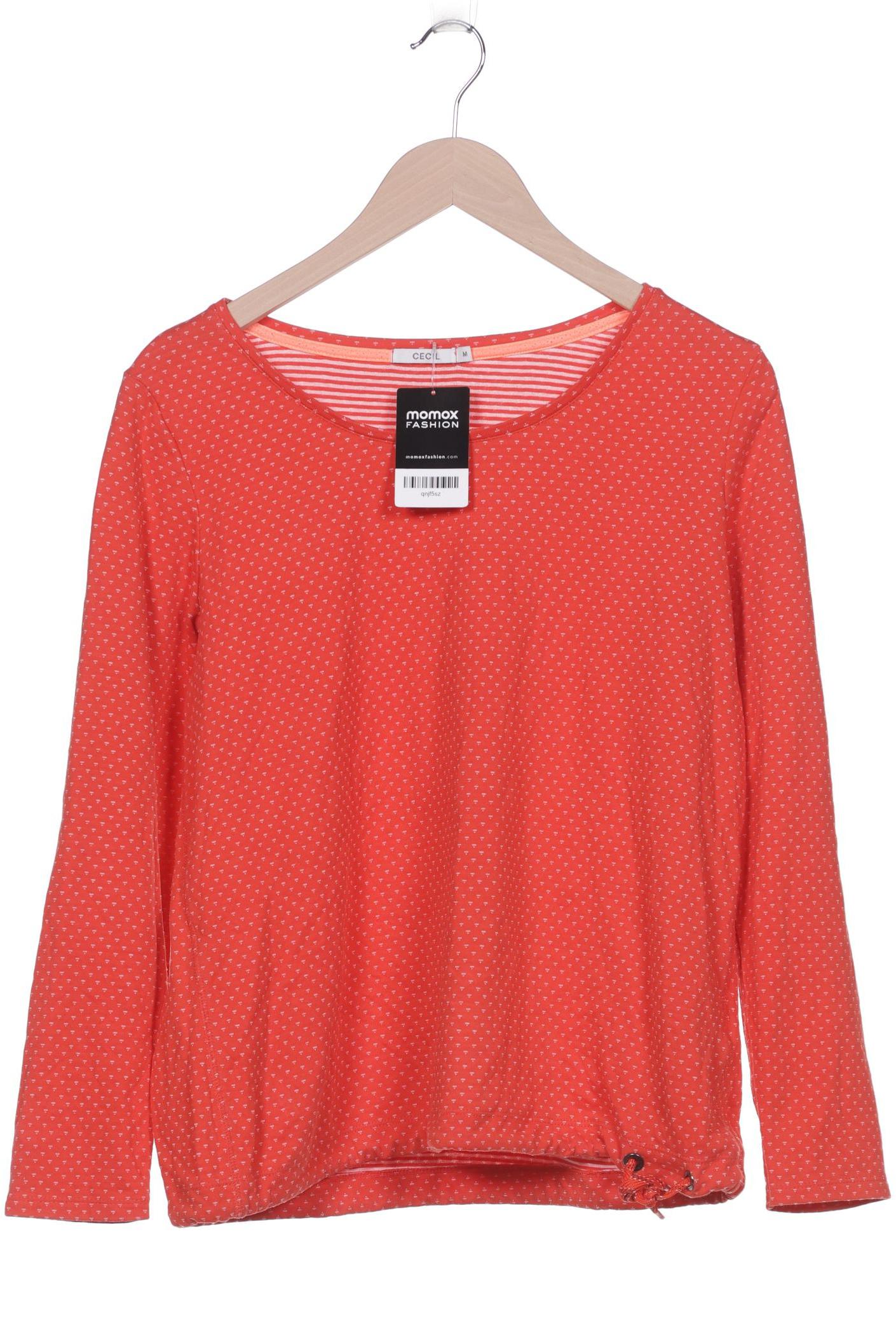 

CECIL Damen Langarmshirt, orange