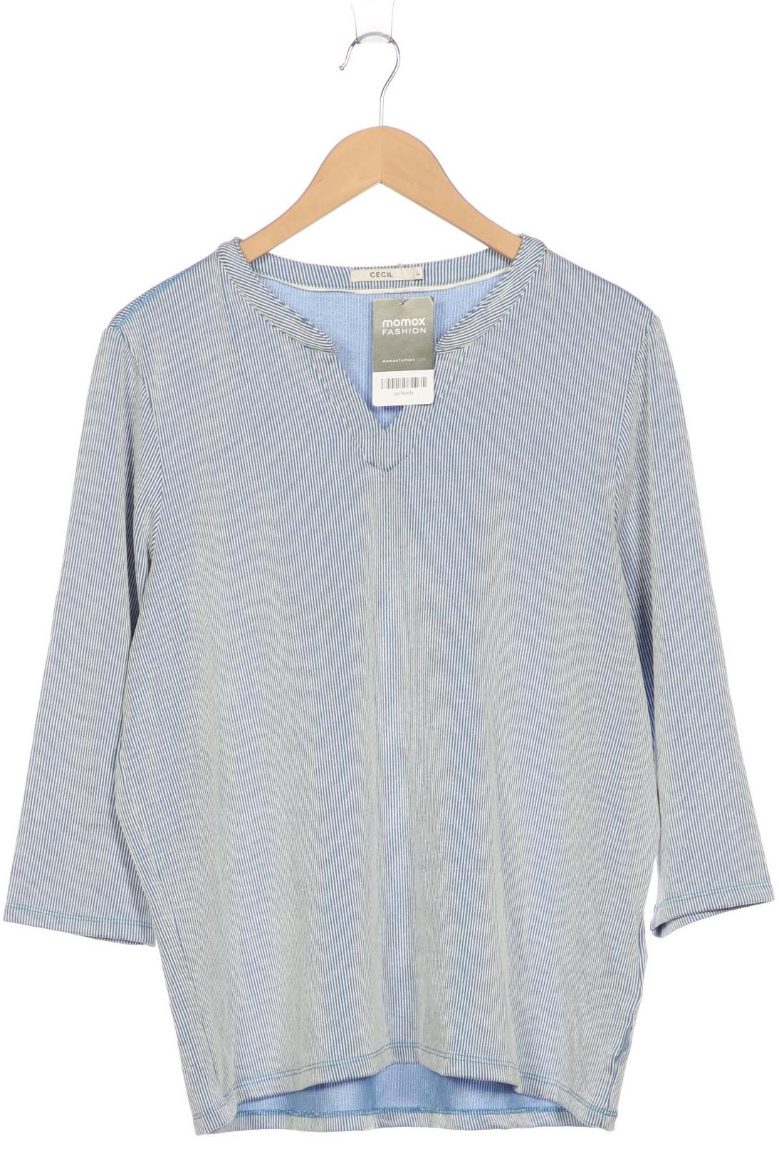 

Cecil Damen Langarmshirt, blau, Gr. 42