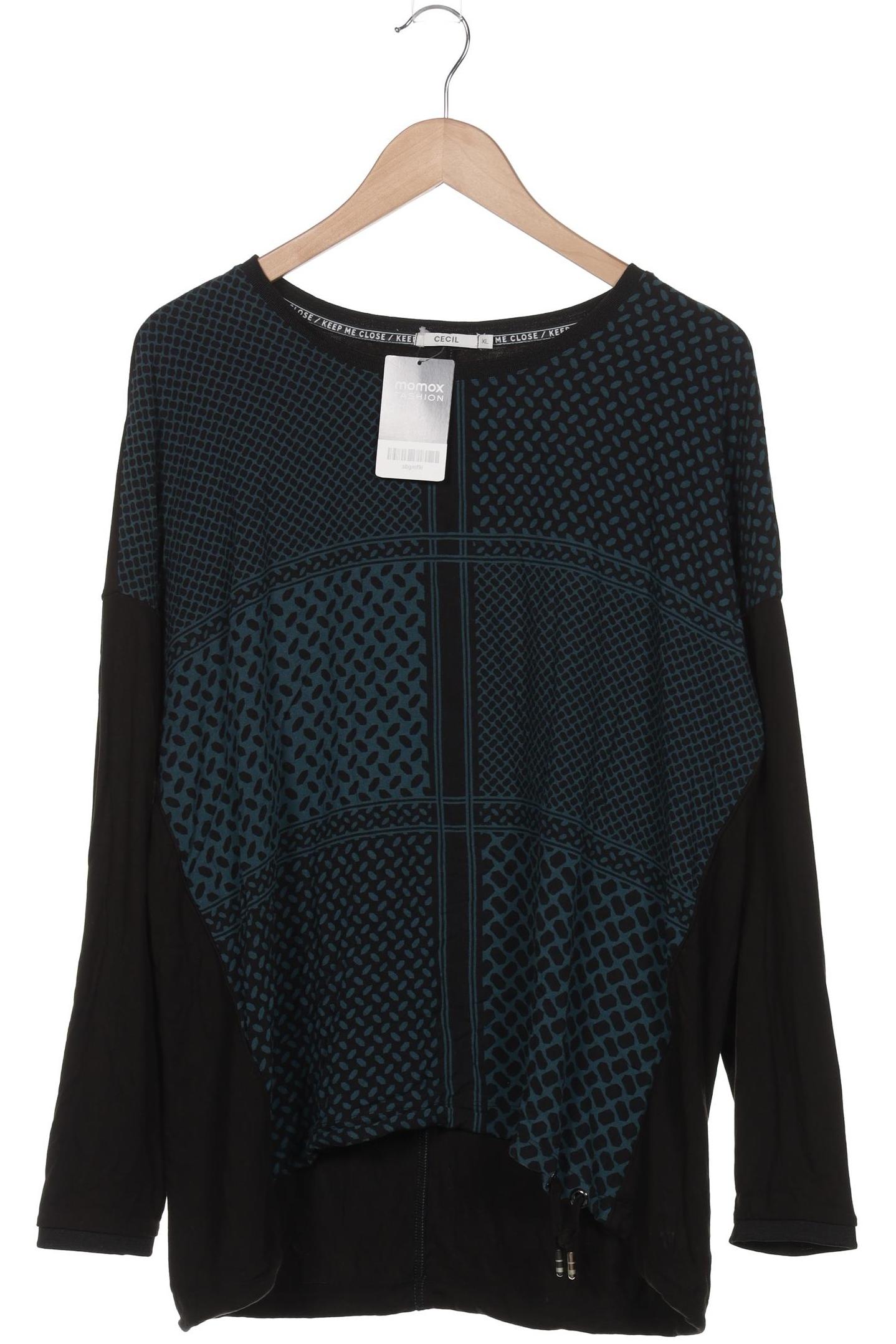 

Cecil Damen Langarmshirt, schwarz, Gr. 44