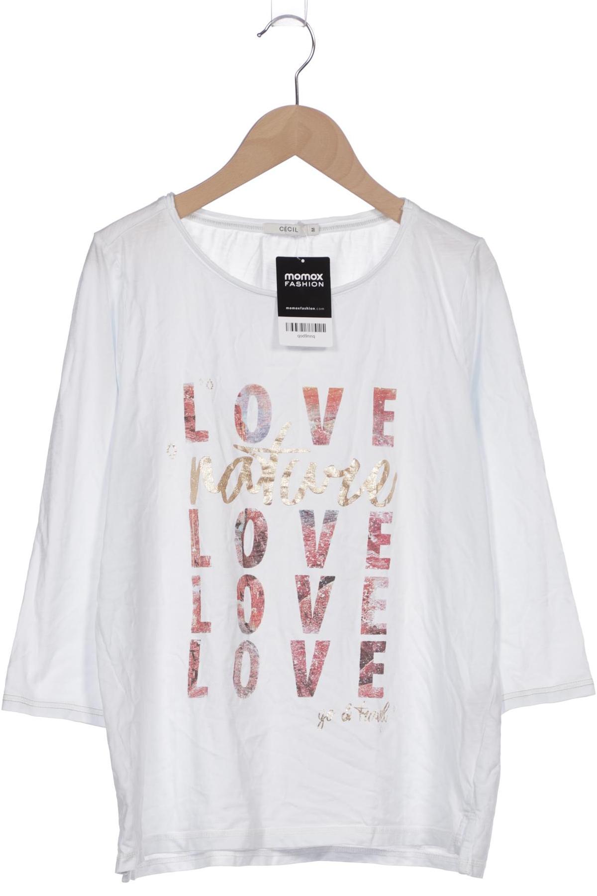 

Cecil Damen Langarmshirt, weiß, Gr. 38