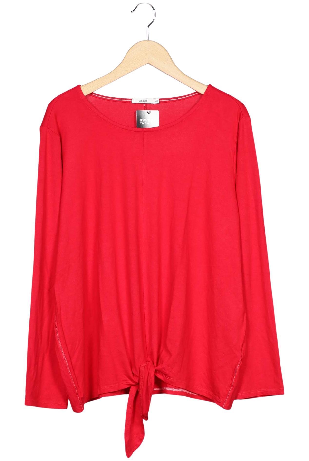 

Cecil Damen Langarmshirt, rot, Gr. 46