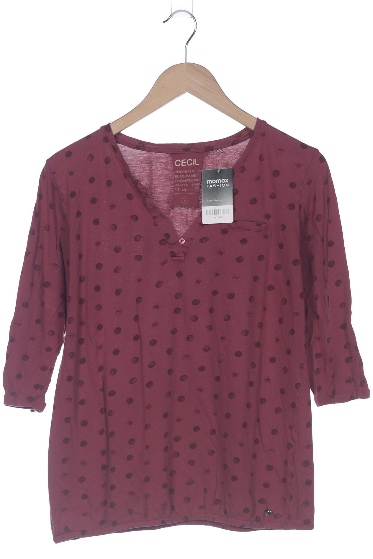 

Cecil Damen Langarmshirt, bordeaux, Gr. 38