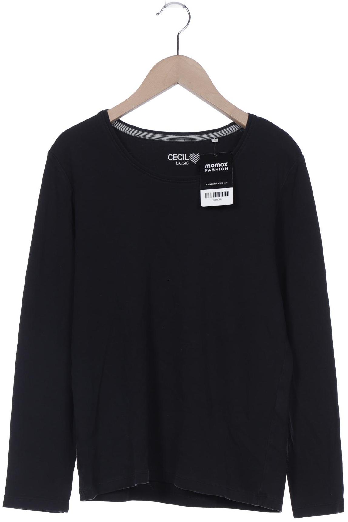 

Cecil Damen Langarmshirt, schwarz, Gr. 42