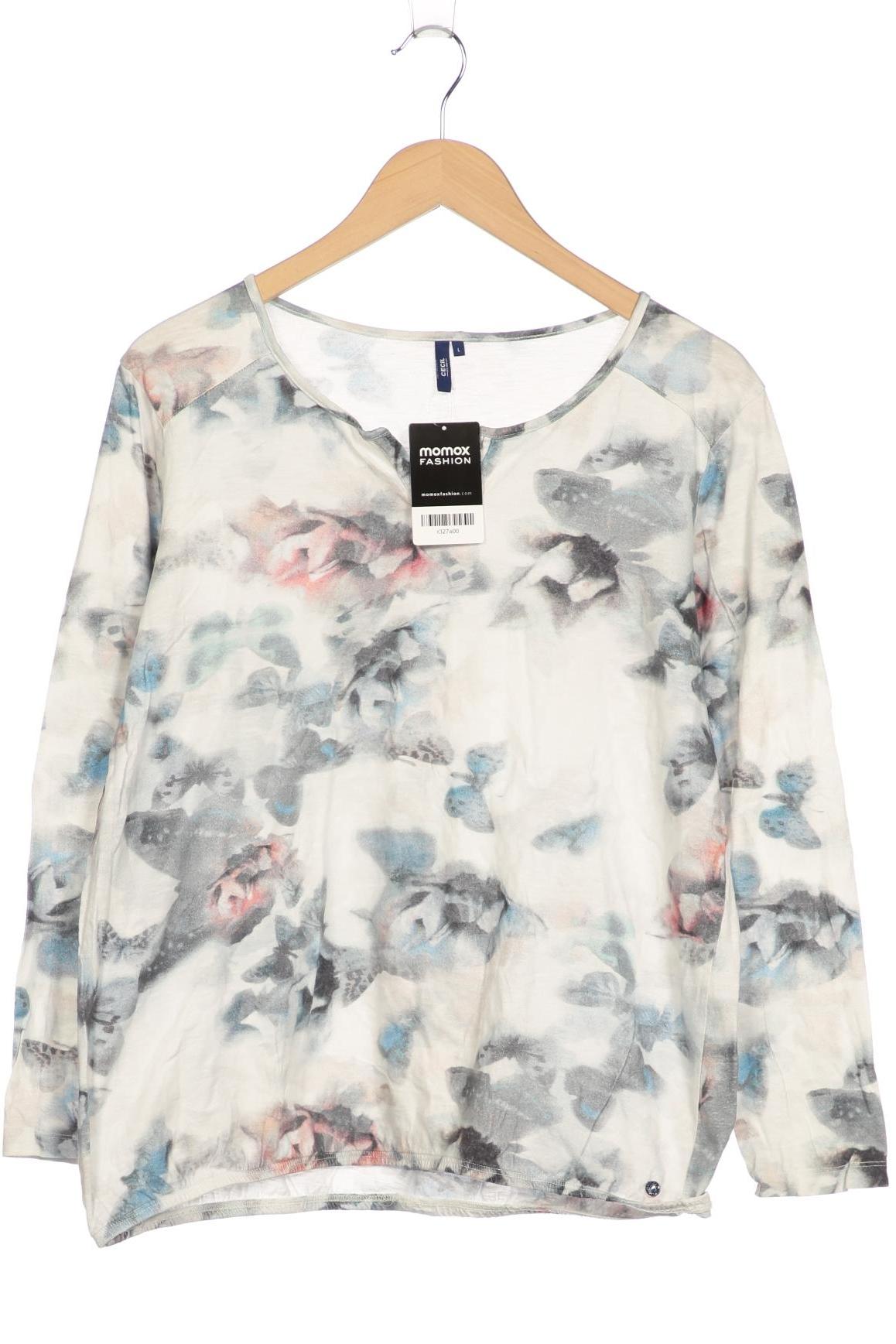 

Cecil Damen Langarmshirt, blau, Gr. 42