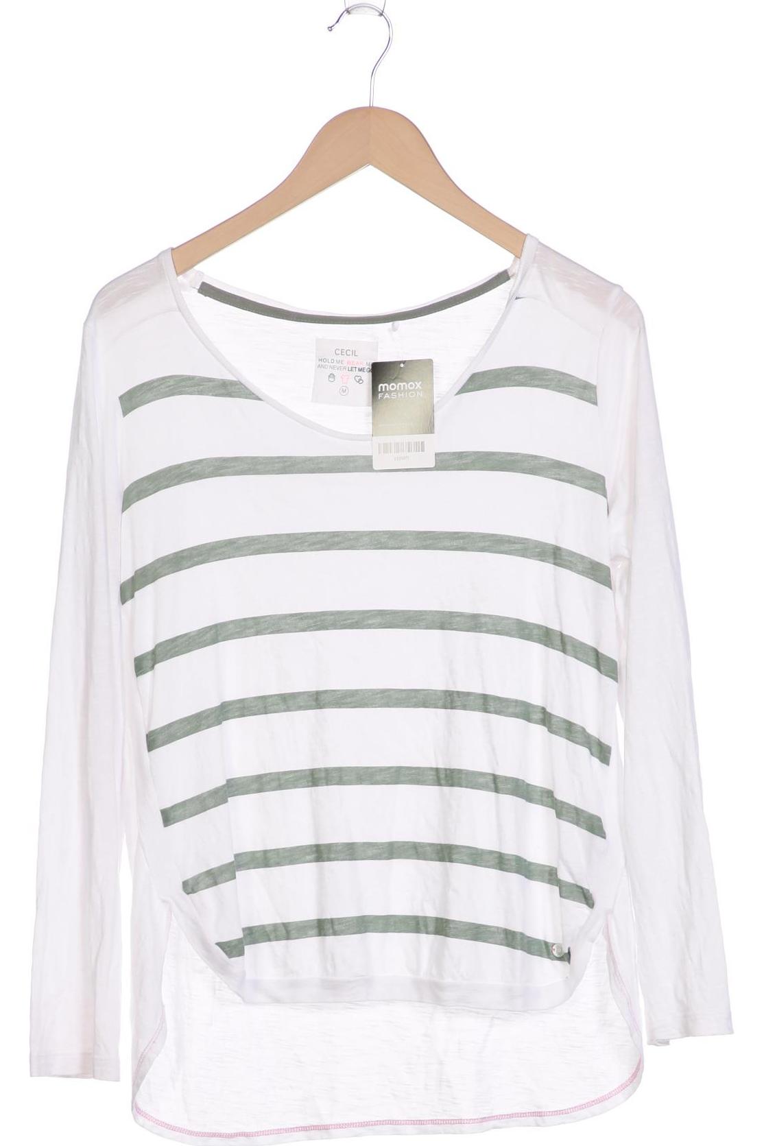 

Cecil Damen Langarmshirt, weiß, Gr. 38