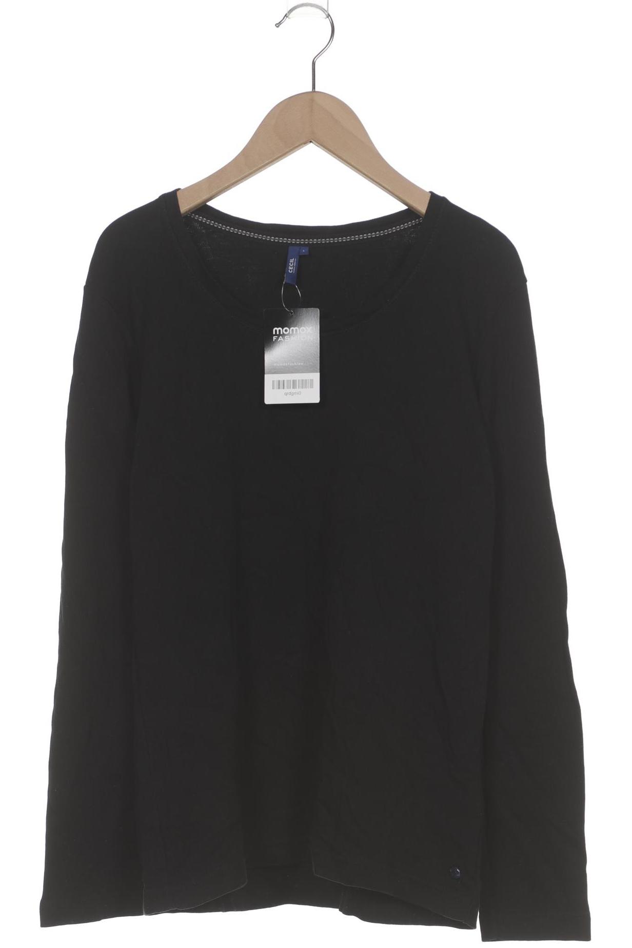 

Cecil Damen Langarmshirt, schwarz, Gr. 42