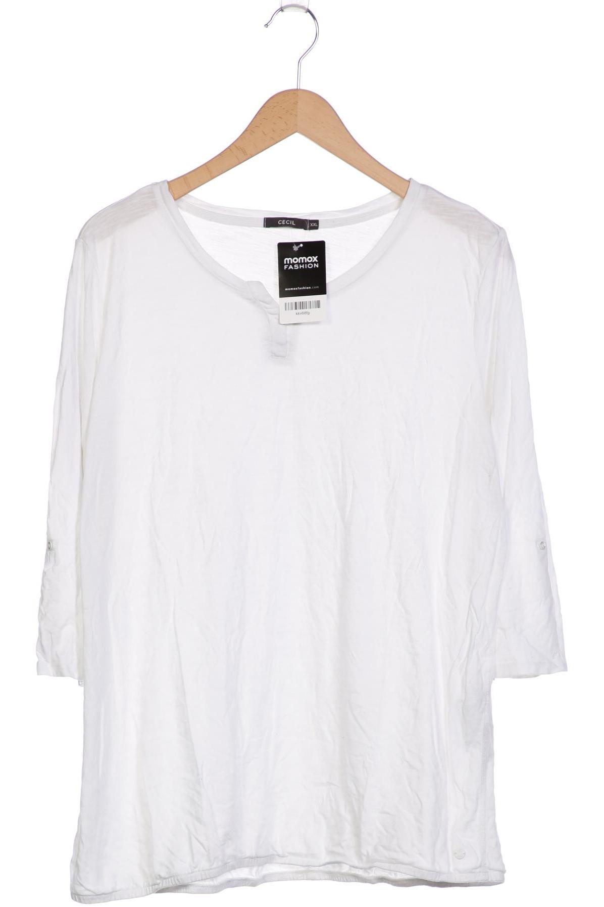 

Cecil Damen Langarmshirt, weiß, Gr. 46