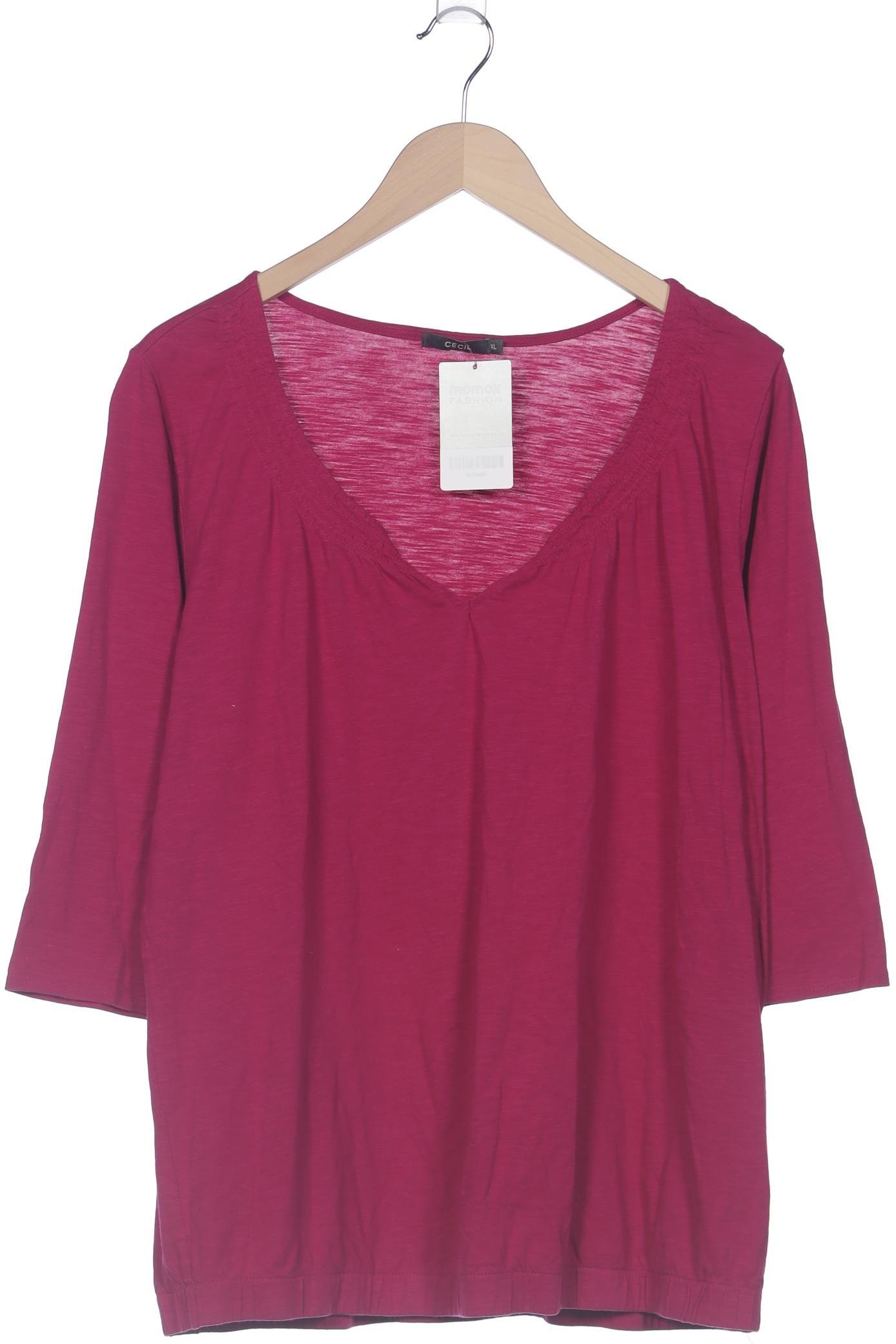 

Cecil Damen Langarmshirt, pink, Gr. 44