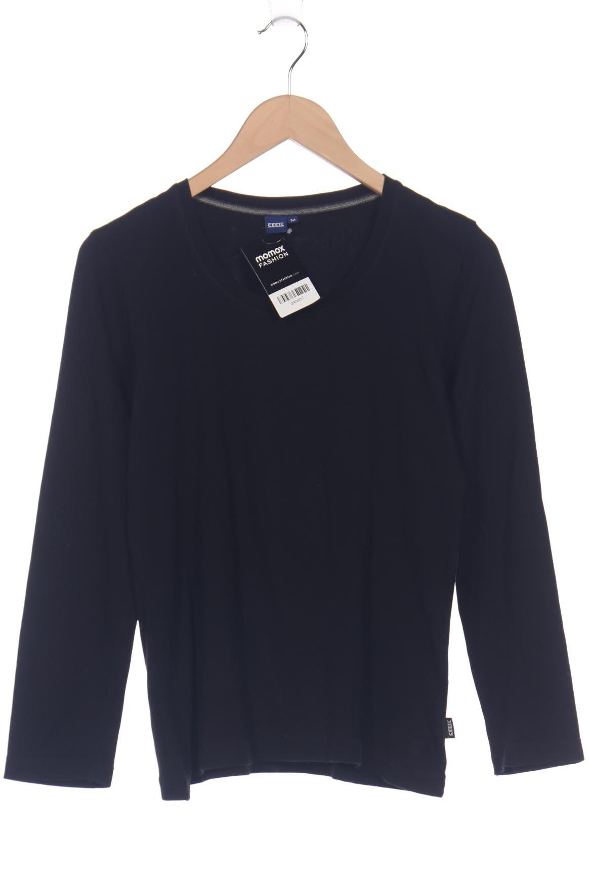 

Cecil Damen Langarmshirt, schwarz, Gr. 38