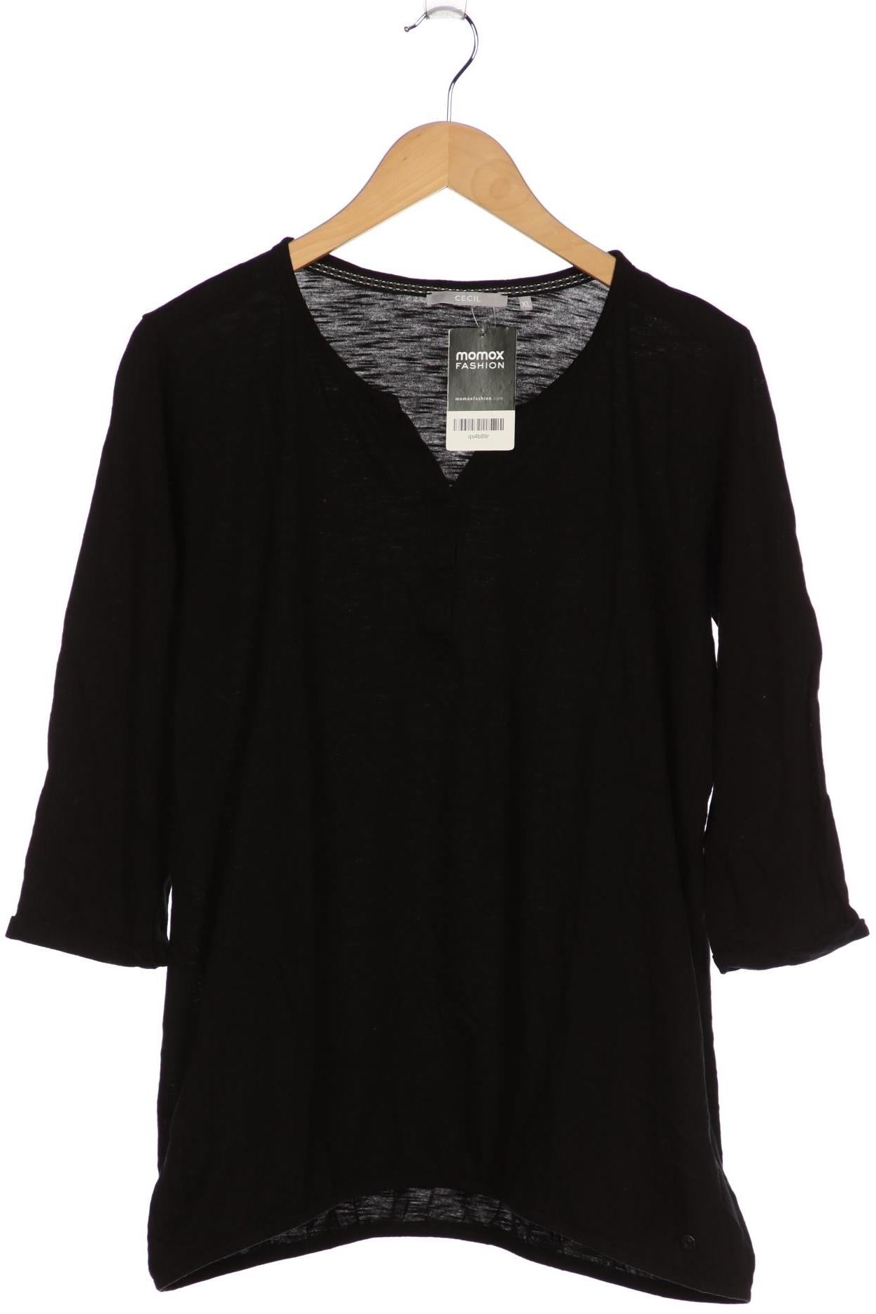 

Cecil Damen Langarmshirt, schwarz, Gr. 44