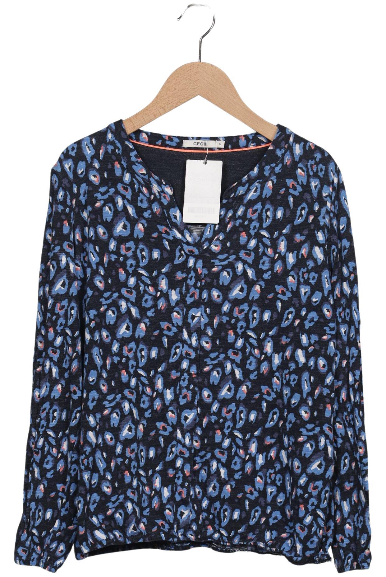 

Cecil Damen Langarmshirt, marineblau, Gr. 36