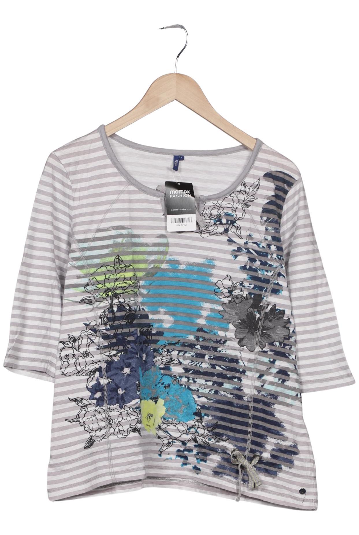 

Cecil Damen Langarmshirt, weiß, Gr. 42