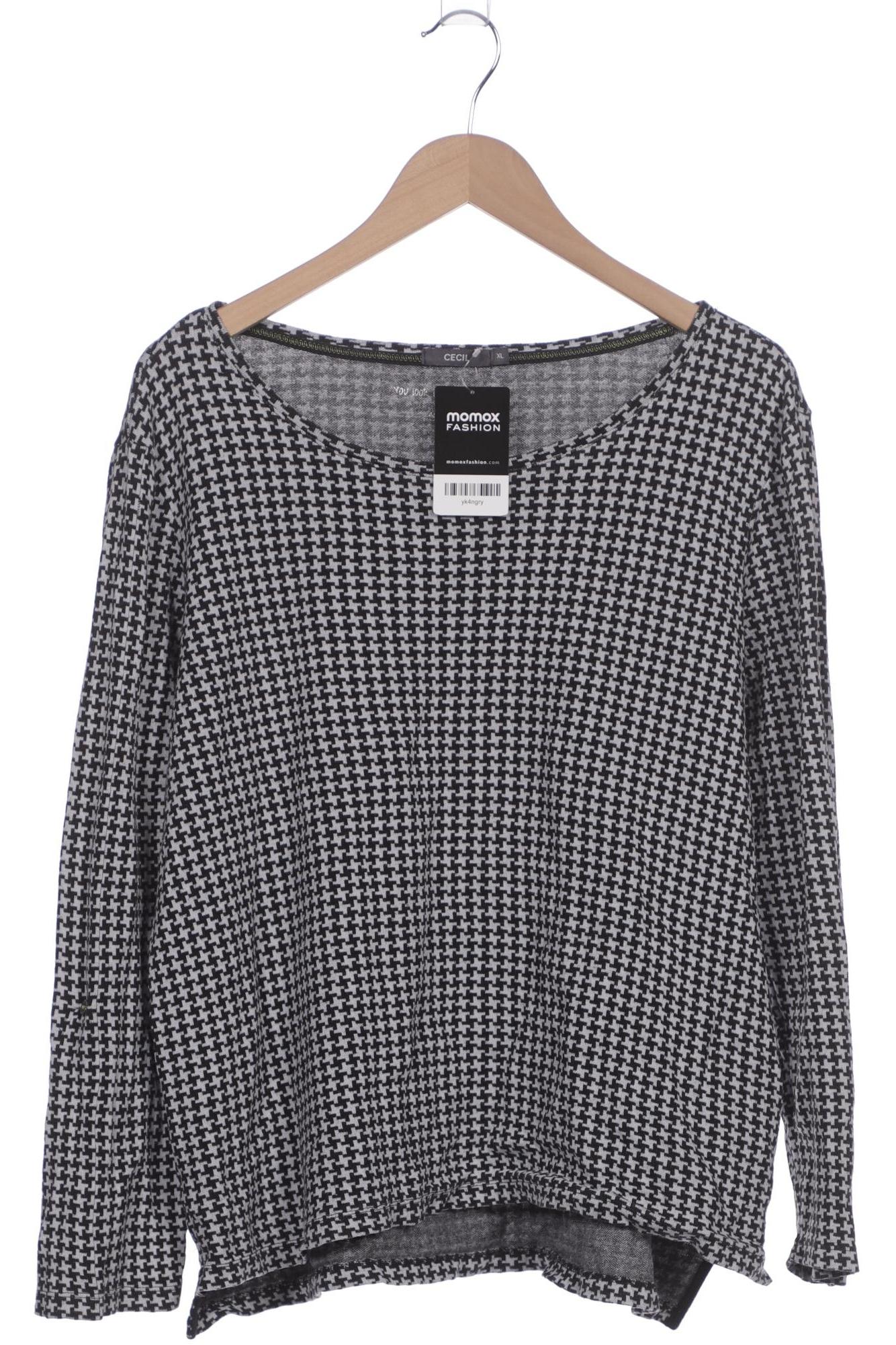 

Cecil Damen Langarmshirt, schwarz, Gr. 44