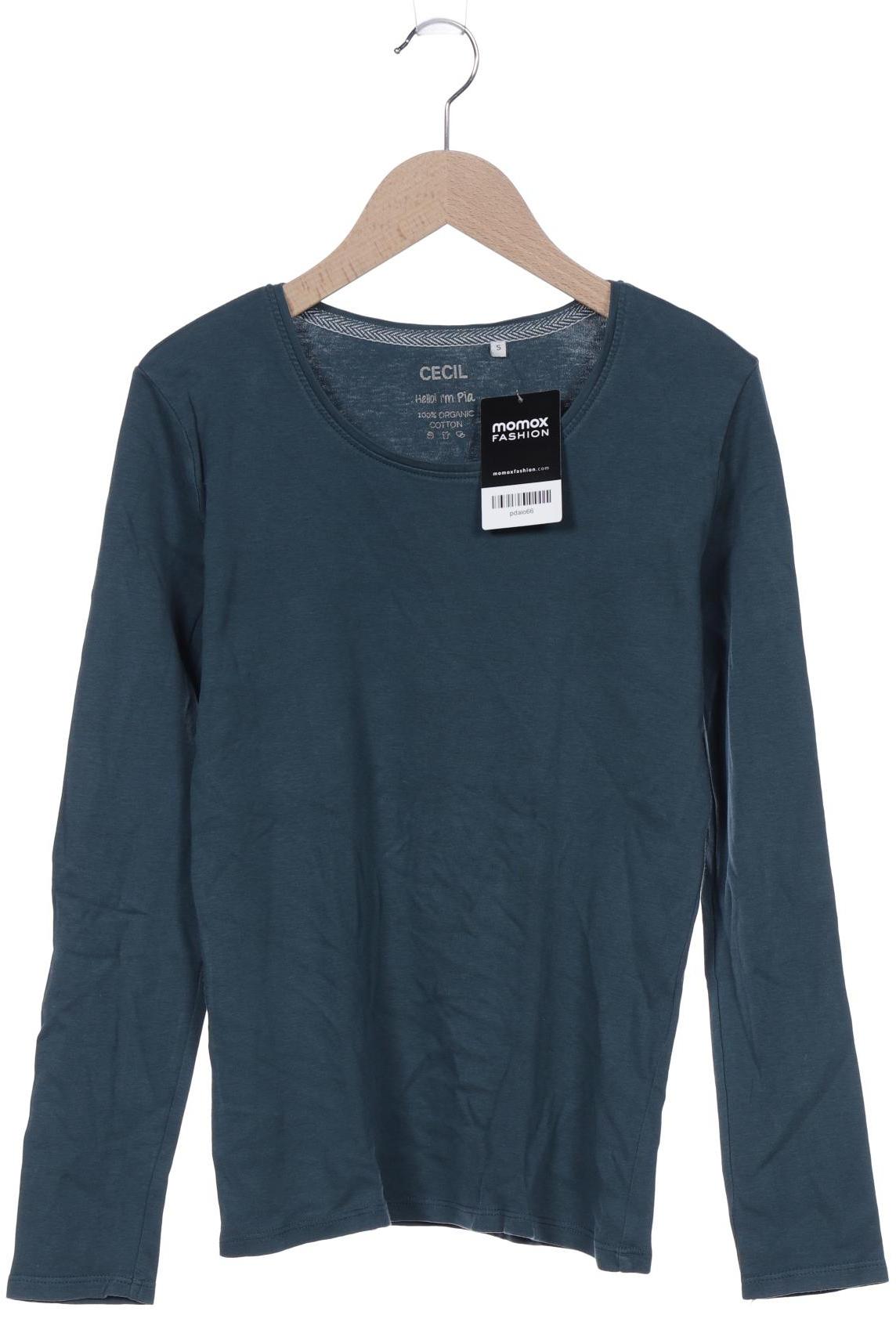 

Cecil Damen Langarmshirt, grün, Gr. 36
