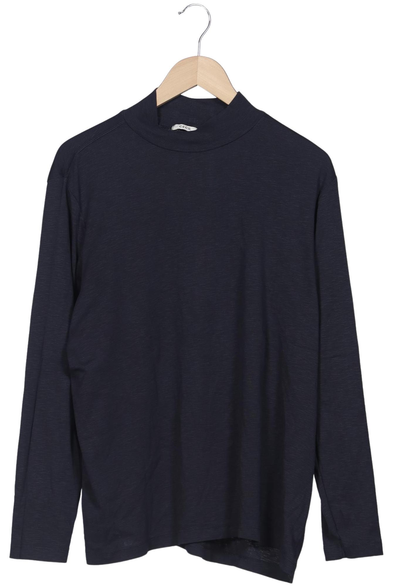 

Cecil Damen Langarmshirt, marineblau, Gr. 46