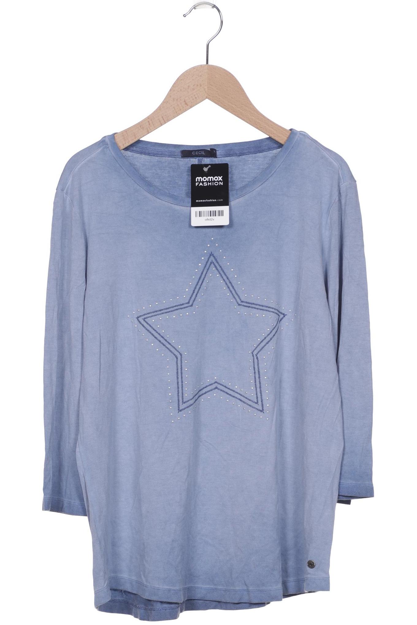 

Cecil Damen Langarmshirt, blau, Gr. 38