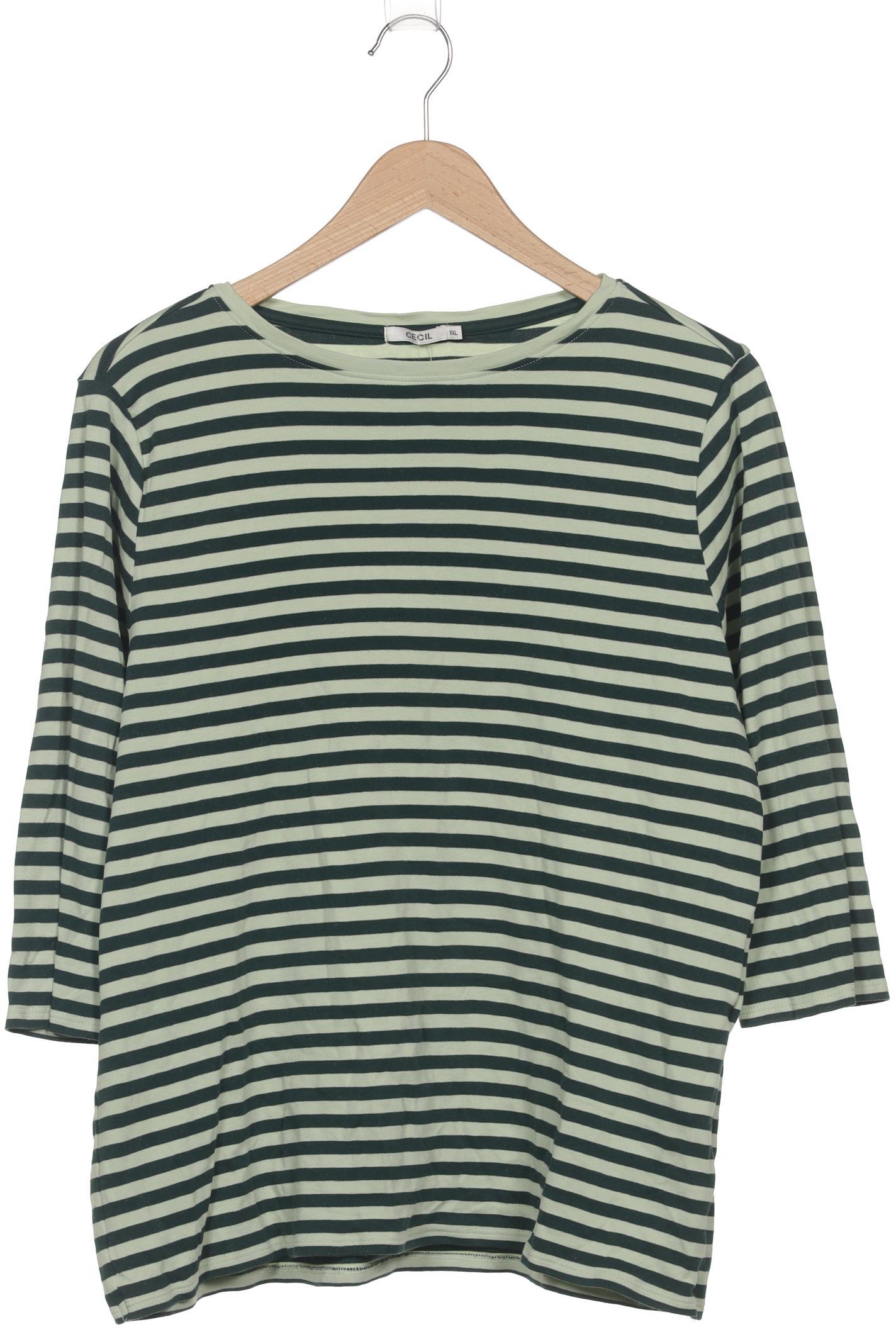 

Cecil Damen Langarmshirt, grün, Gr. 46