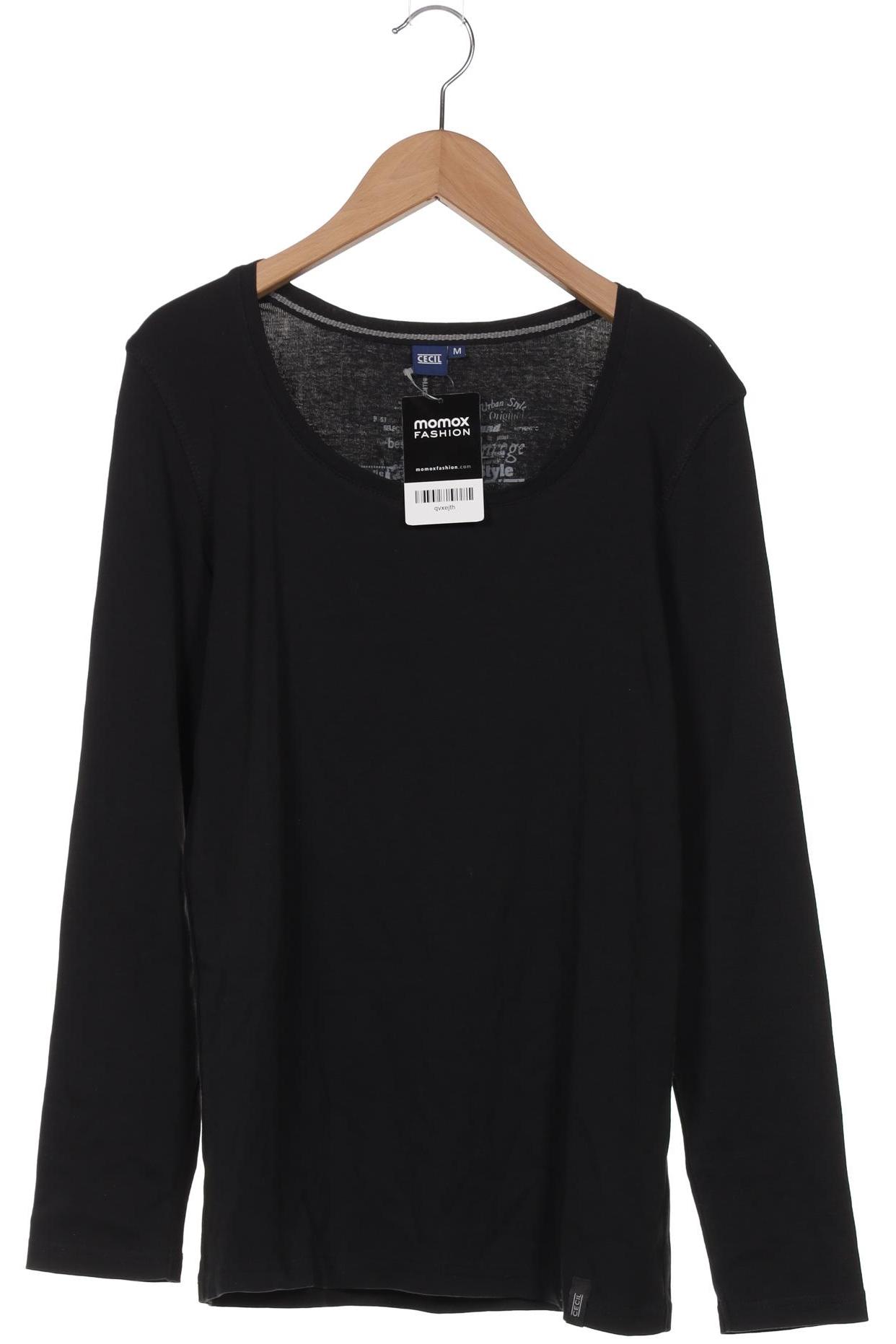 

Cecil Damen Langarmshirt, schwarz, Gr. 38