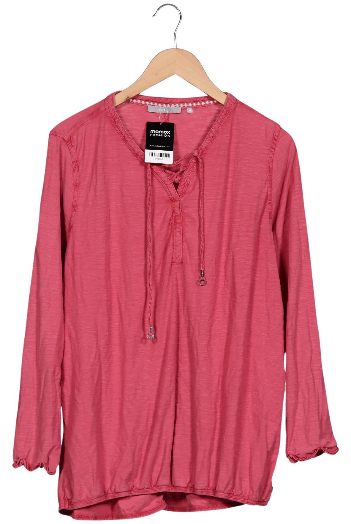 

Cecil Damen Langarmshirt, pink, Gr. 44