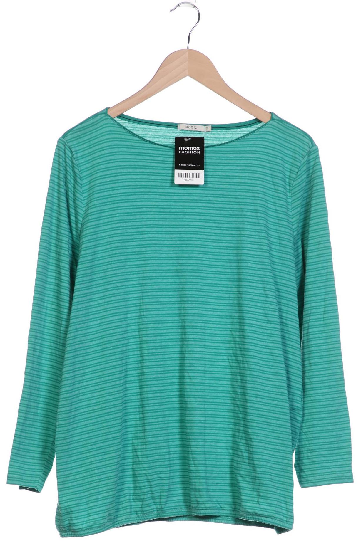 

Cecil Damen Langarmshirt, türkis, Gr. 44