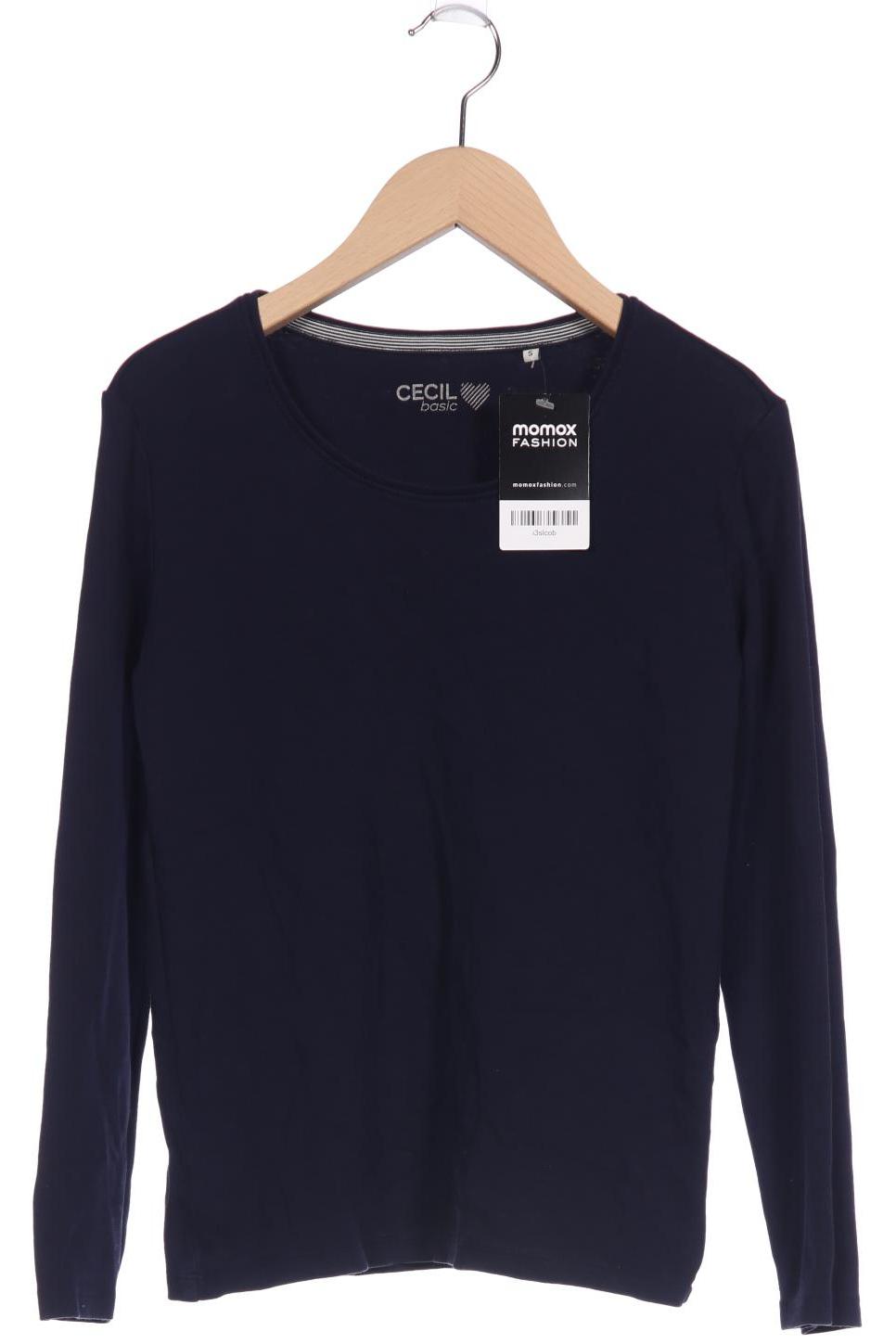 

Cecil Damen Langarmshirt, marineblau, Gr. 36
