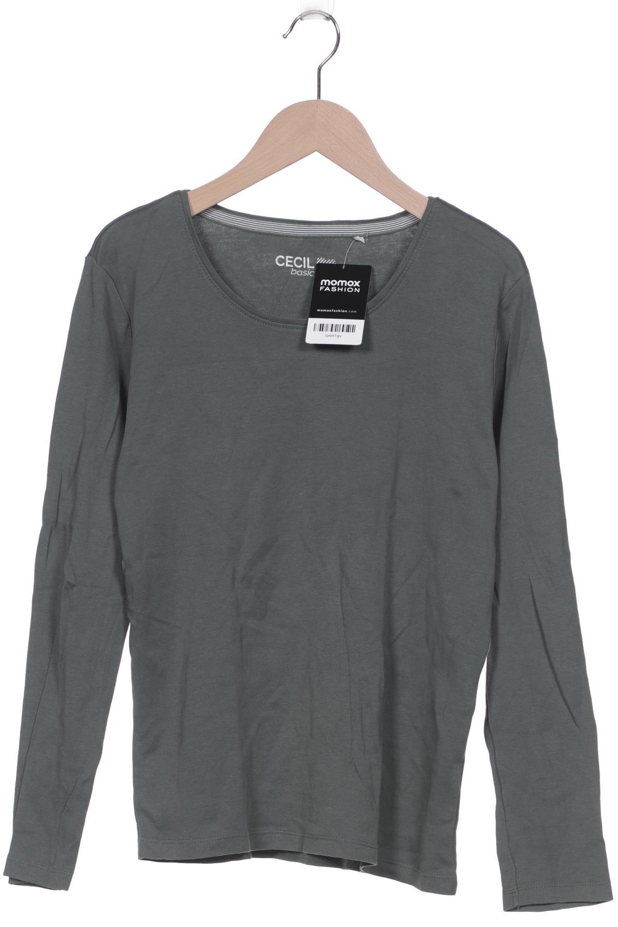 

Cecil Damen Langarmshirt, grün, Gr. 36