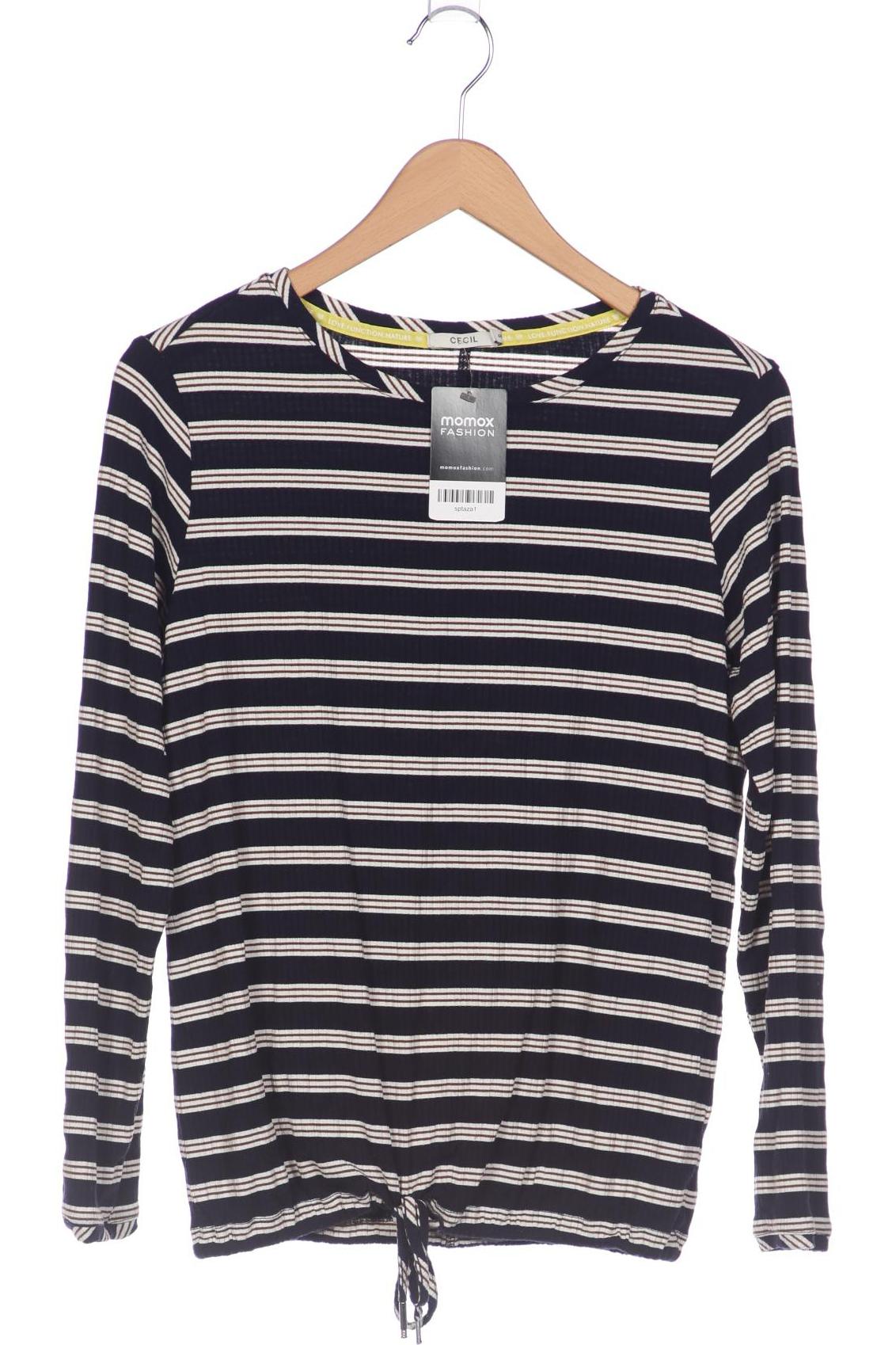 

Cecil Damen Langarmshirt, marineblau, Gr. 36