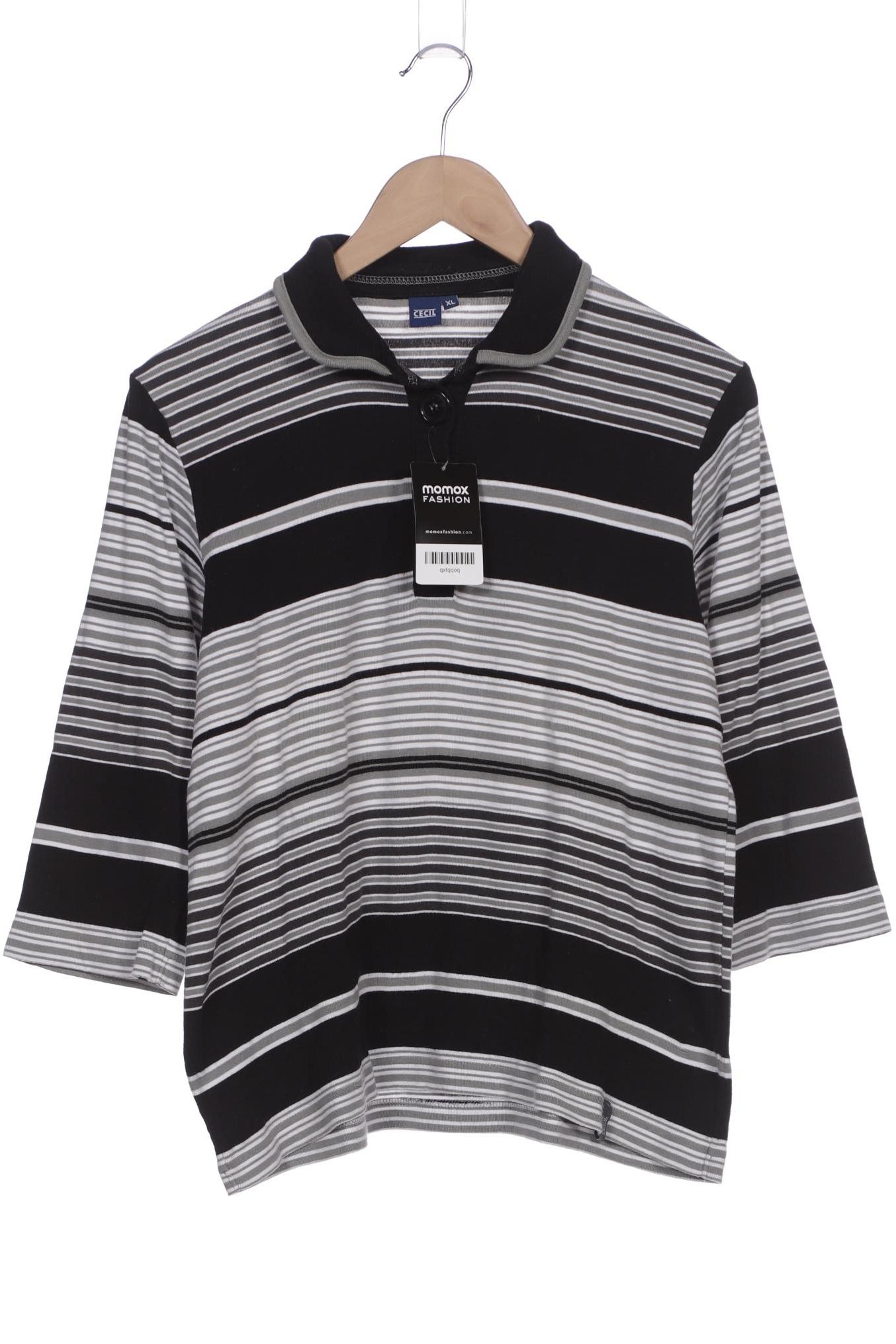 

Cecil Damen Langarmshirt, schwarz, Gr. 44