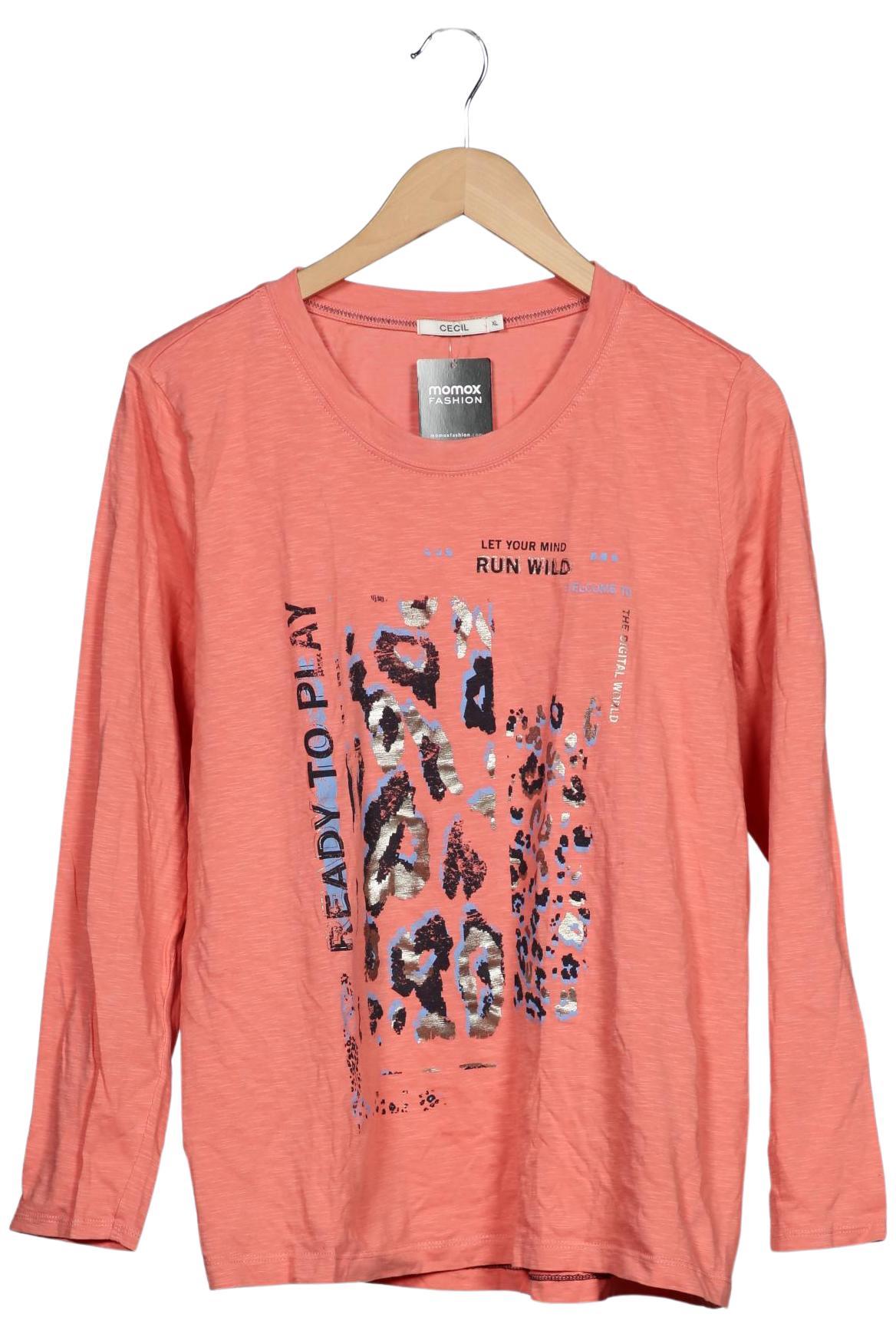 

Cecil Damen Langarmshirt, pink, Gr. 44