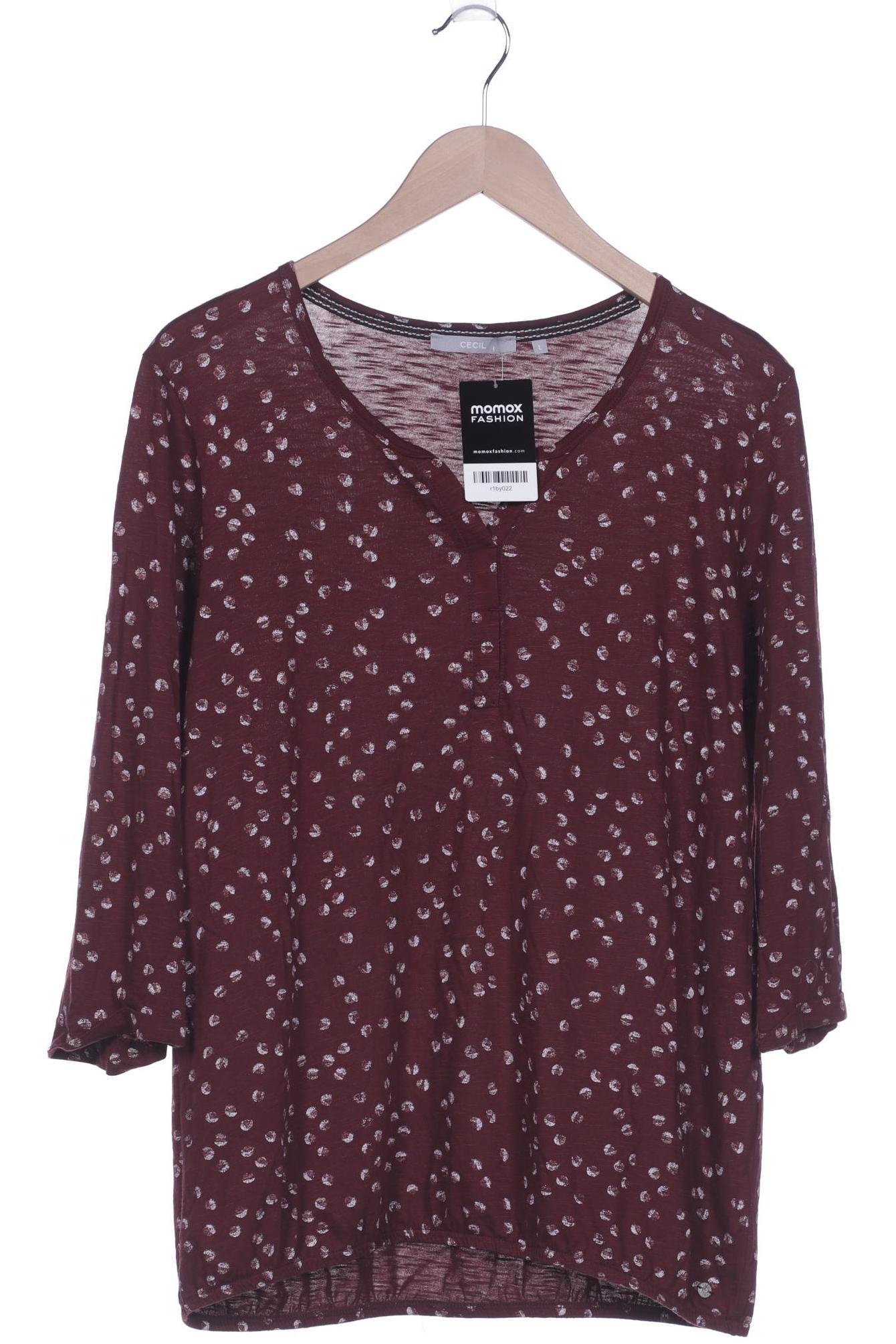 

CECIL Damen Langarmshirt, bordeaux