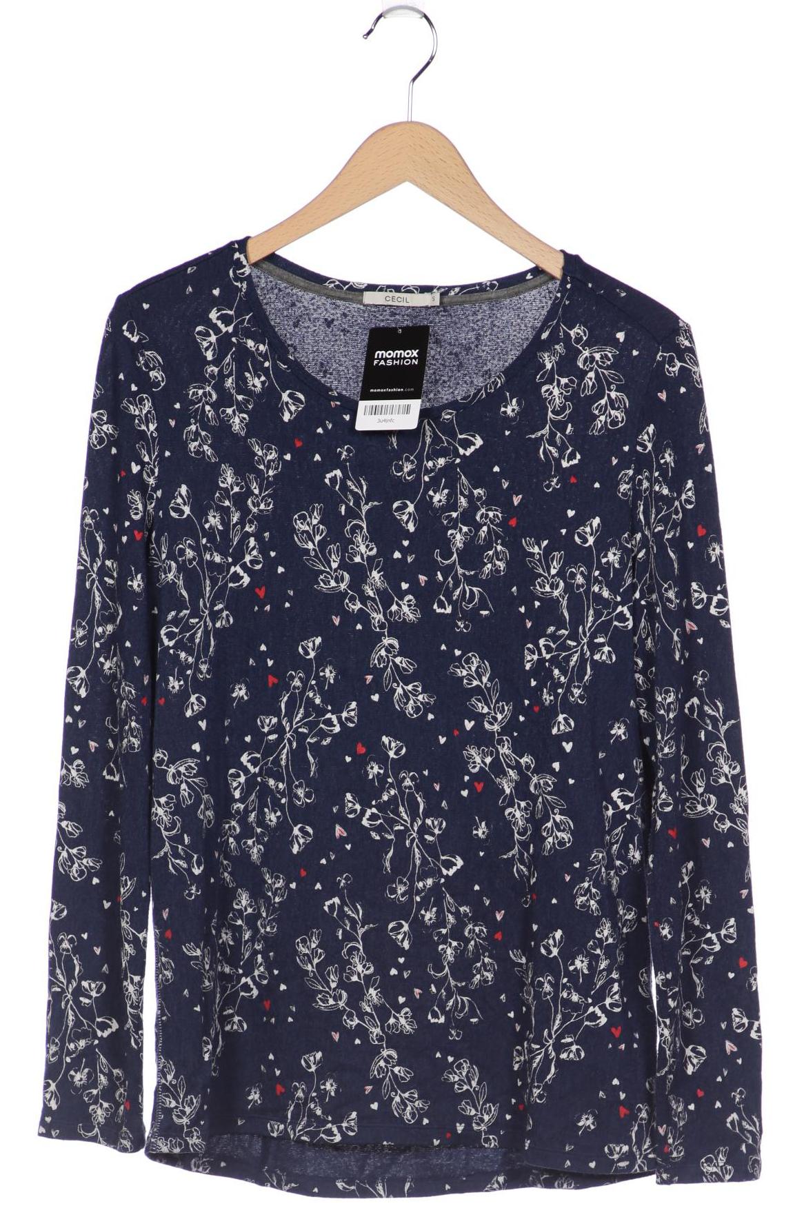 

CECIL Damen Langarmshirt, marineblau