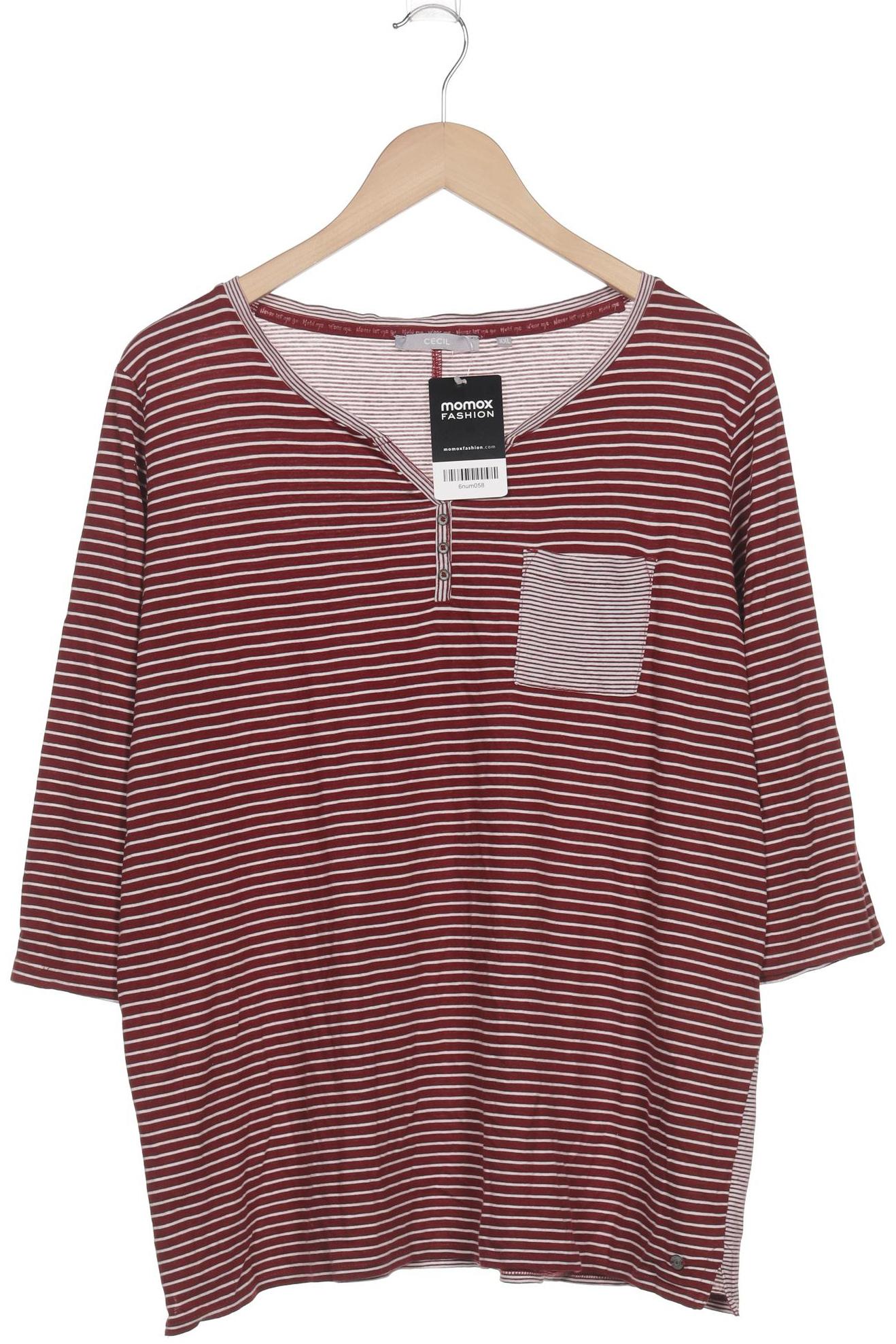 

Cecil Damen Langarmshirt, bordeaux, Gr. 46