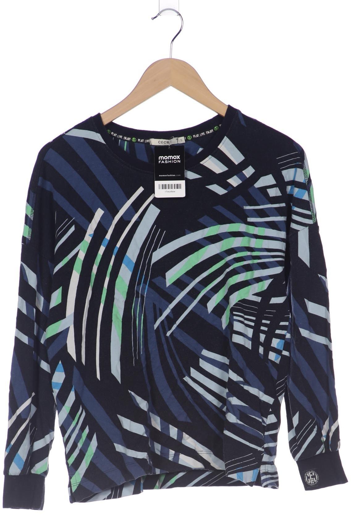 

Cecil Damen Langarmshirt, marineblau, Gr. 36