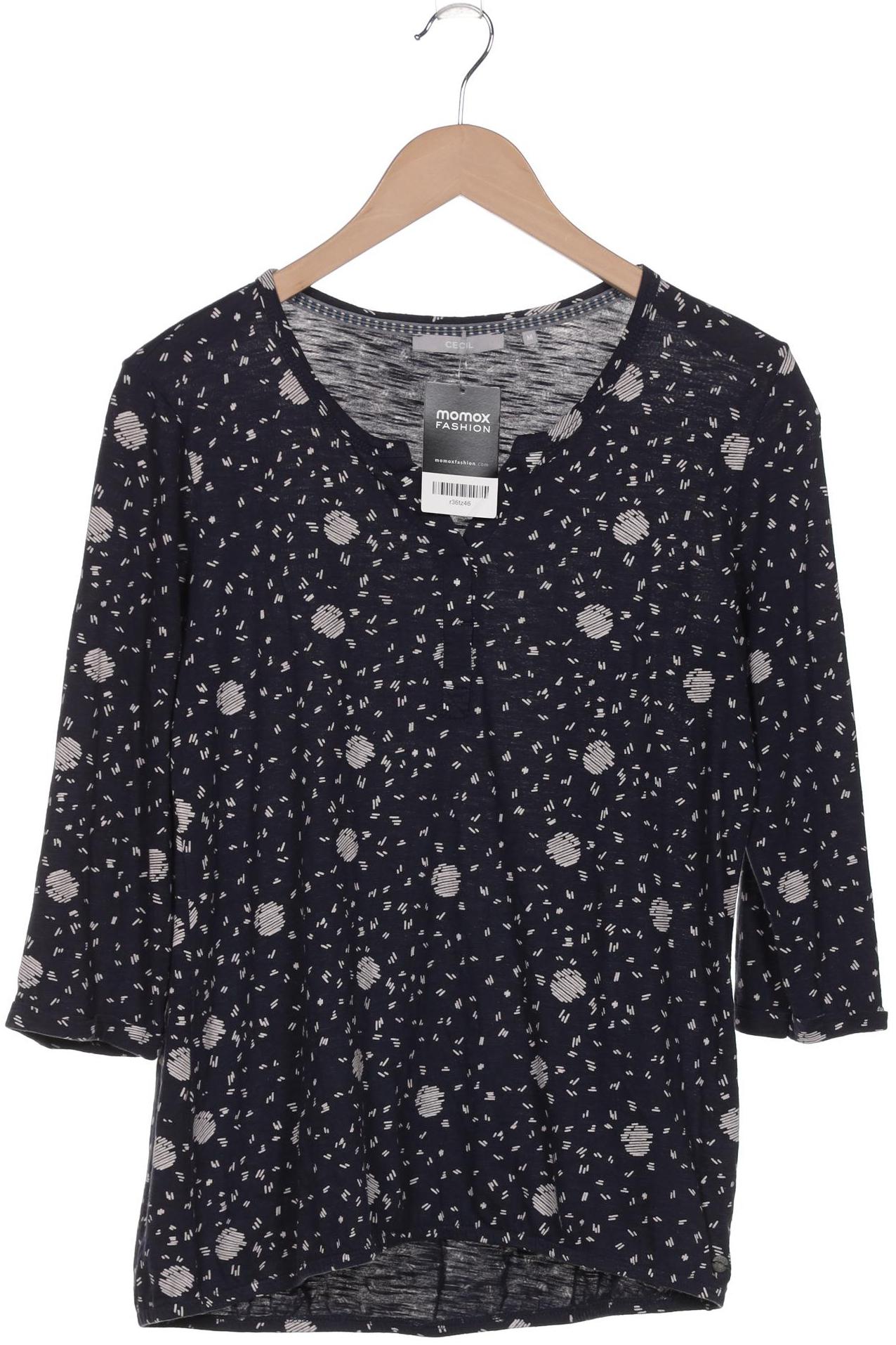 

Cecil Damen Langarmshirt, marineblau, Gr. 38