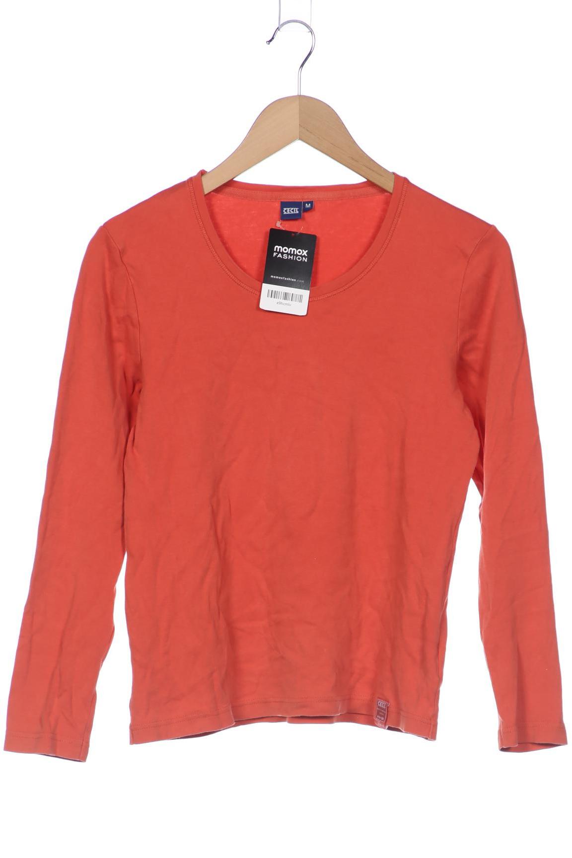 

Cecil Damen Langarmshirt, orange, Gr. 38