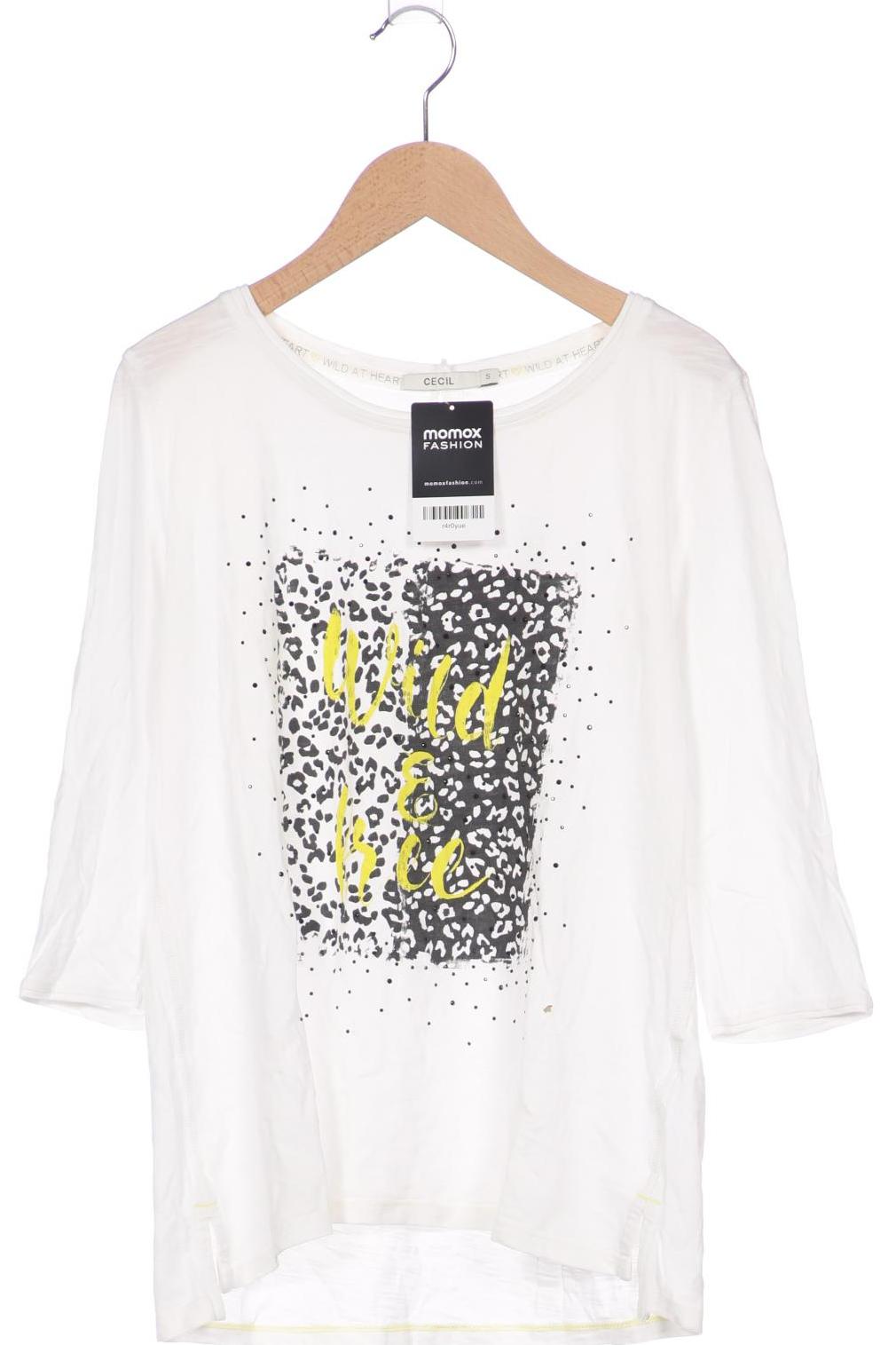 

Cecil Damen Langarmshirt, weiß, Gr. 36
