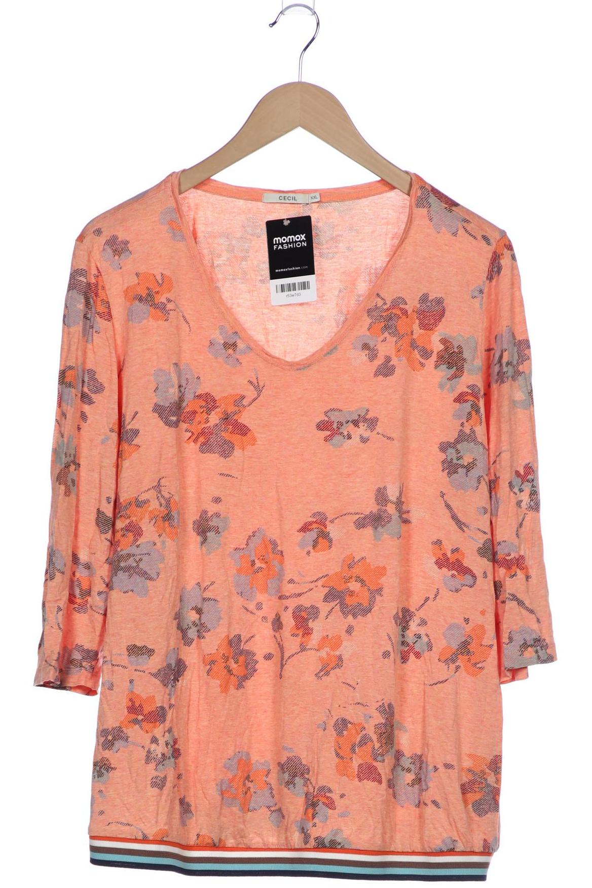 

Cecil Damen Langarmshirt, orange, Gr. 46