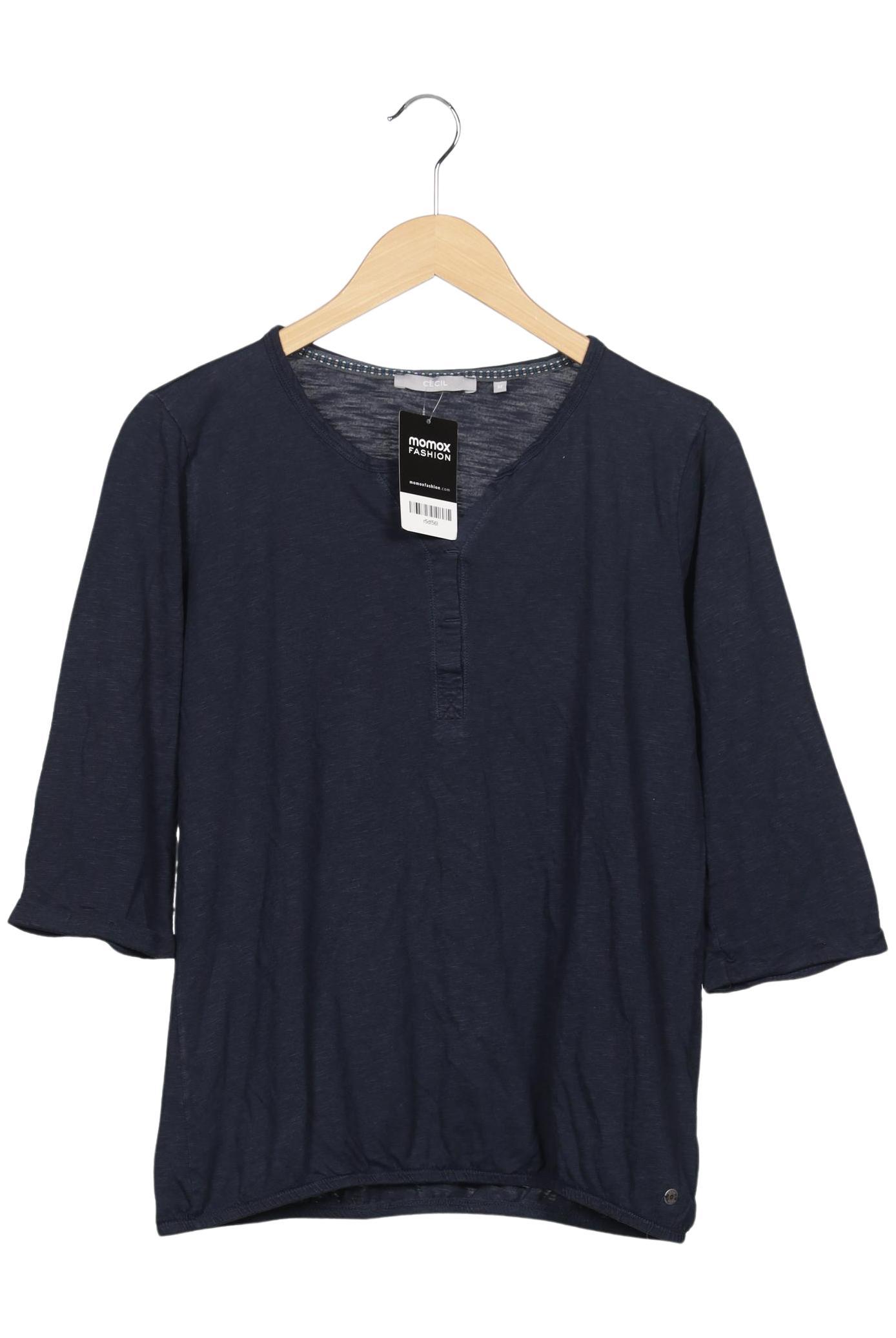 

Cecil Damen Langarmshirt, marineblau, Gr. 38
