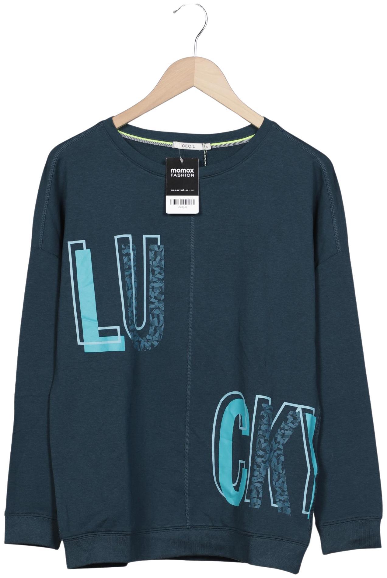 

Cecil Damen Langarmshirt, türkis, Gr. 36