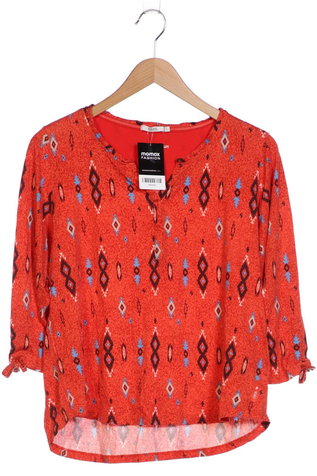

Cecil Damen Langarmshirt, rot, Gr. 42
